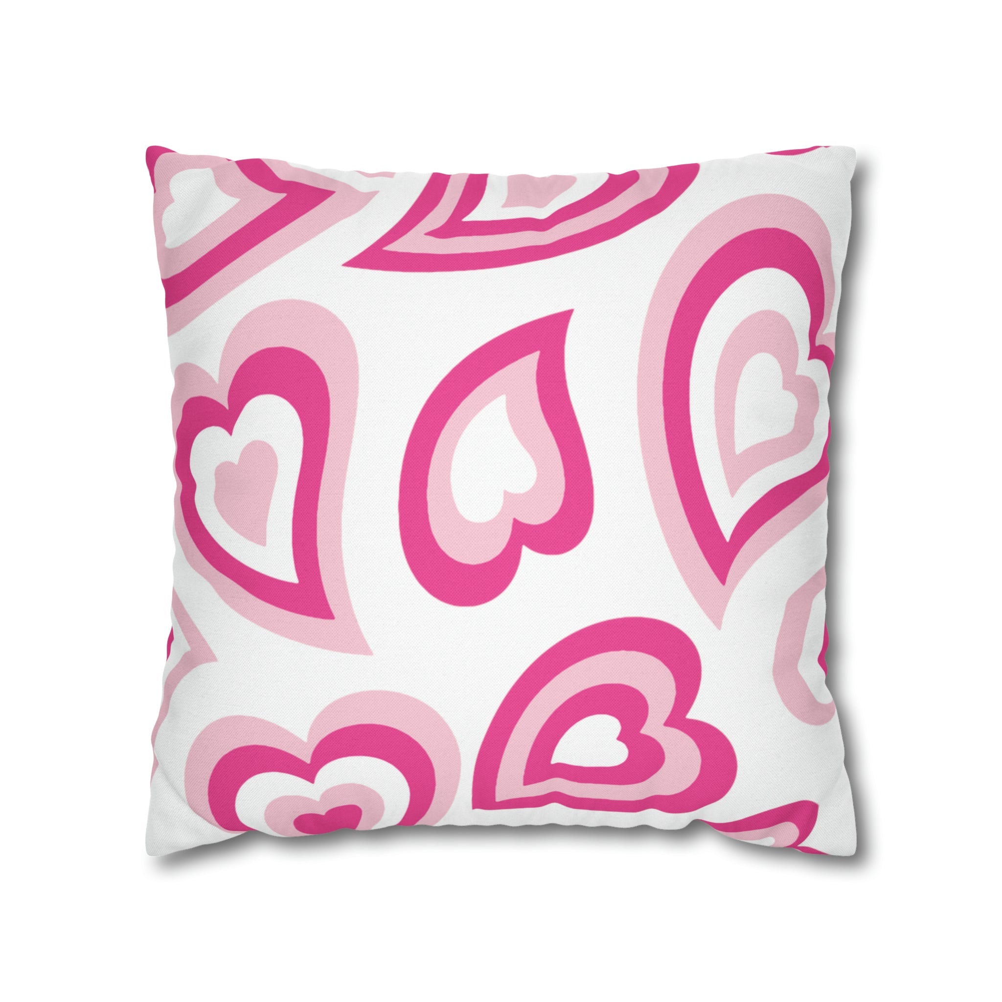 Barbie Retro Heart Pillow Cover - Pink Heart Pillow Cover, Heart Pillow, Pink Hearts, Valentine’s Day, Barbie Pillow, Barbie Dreamhouse