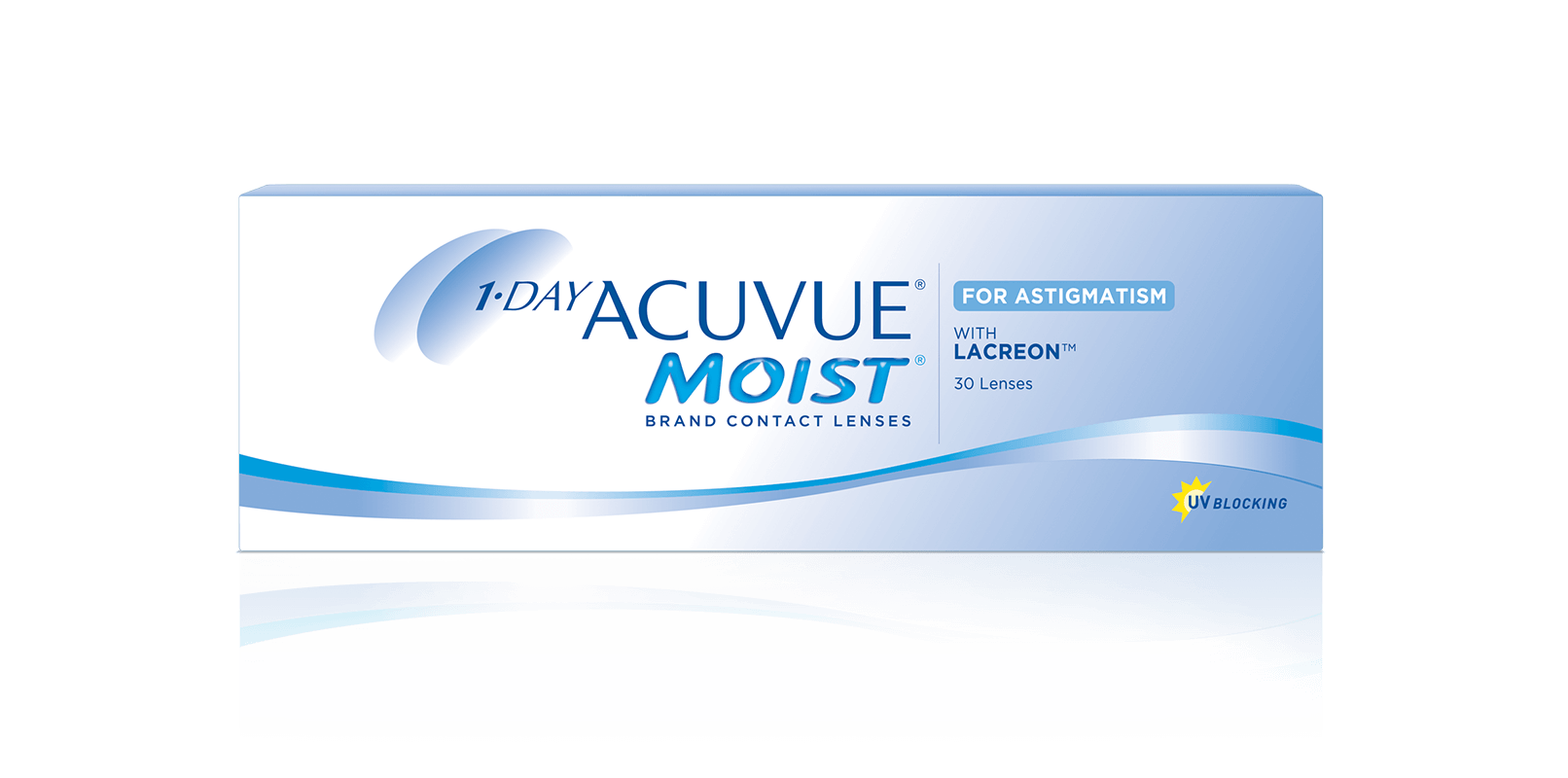 Acuvue Oasys 1-Day Moist for Astigmatism 30 Pack - $40/box