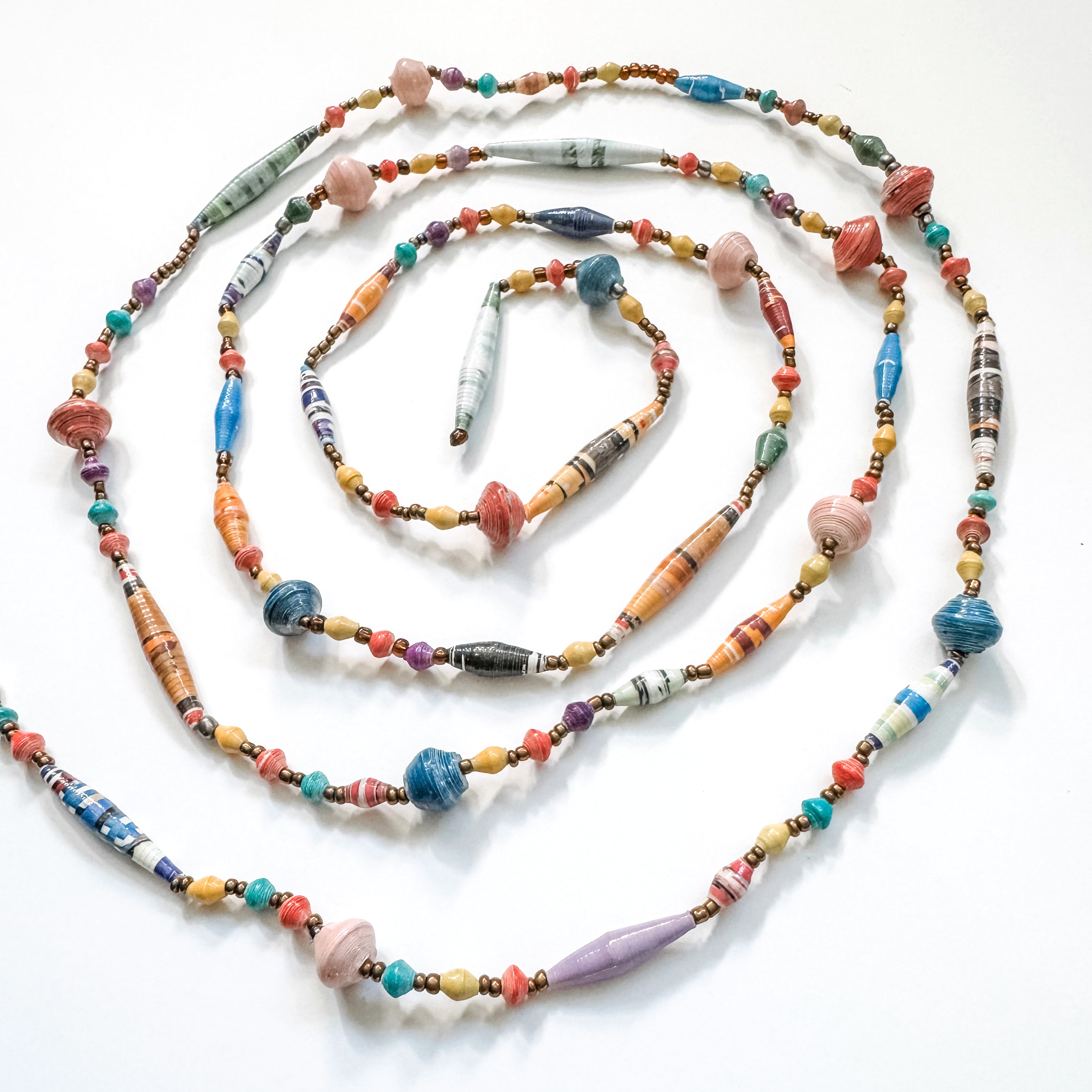 Colorful Paper Bead Garland