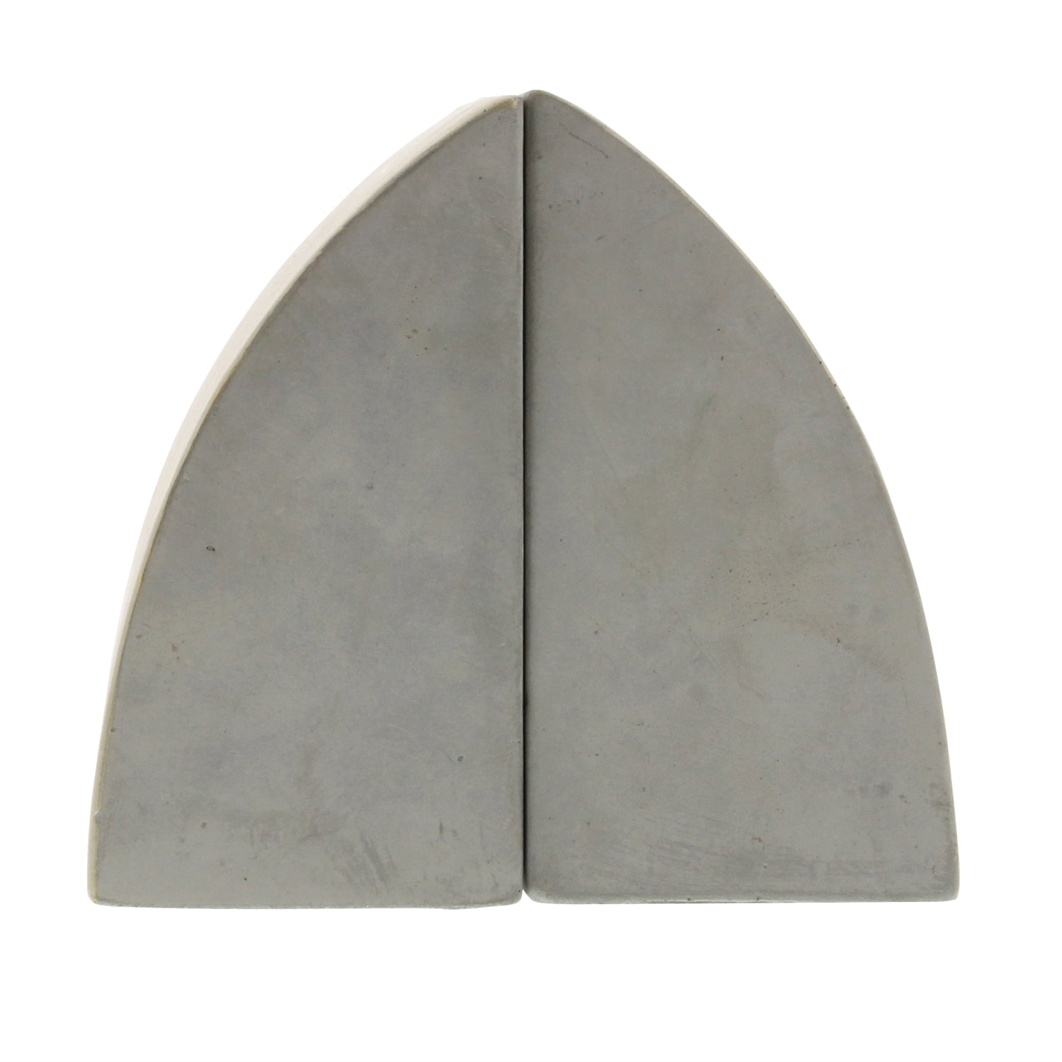 Geometric Cement Arch Bookends