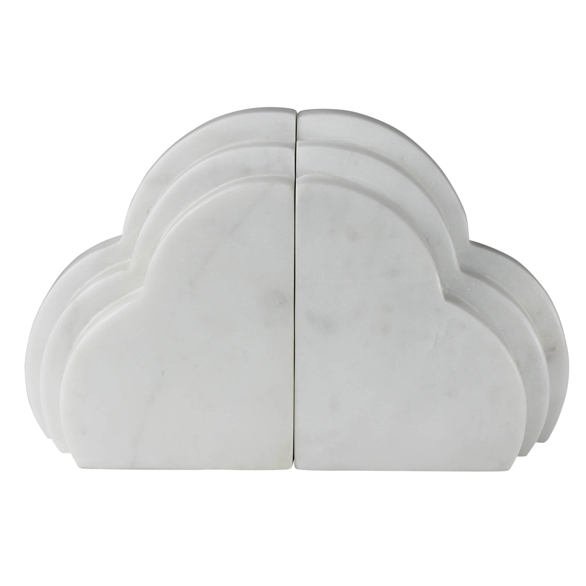 Cloud Bookends- Marble