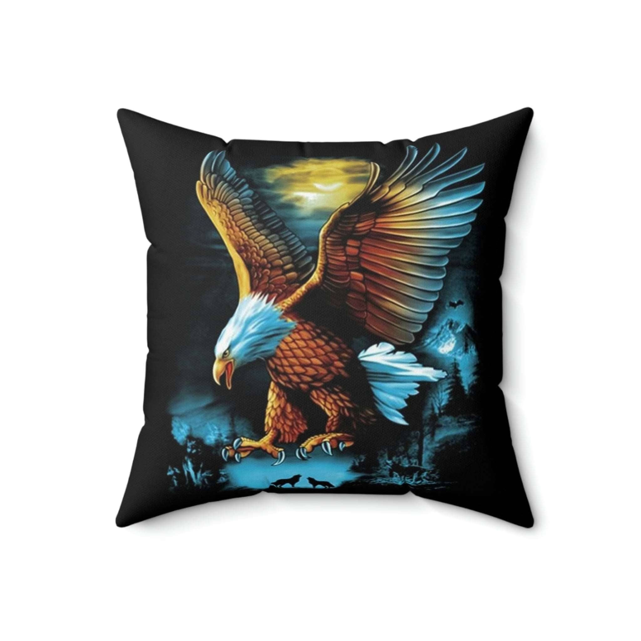 Flying Eagle Square Pillow