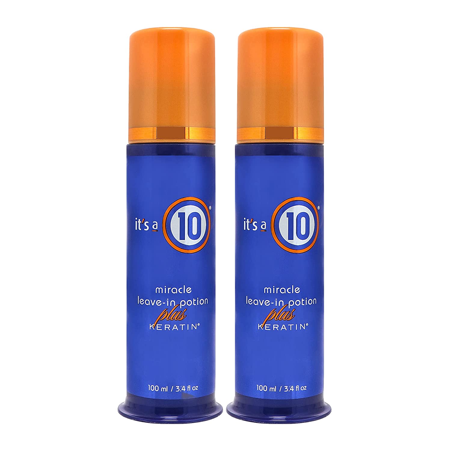 "PACK OF 2" It's a 10 Haircare Miracle Leave-In Potion Plus Keratin, 3oz