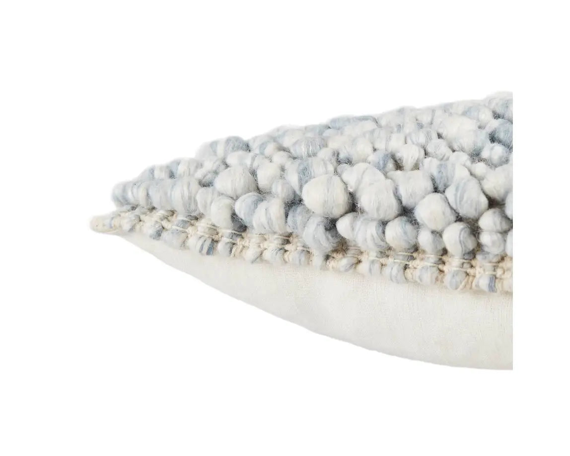 Angora Pillow- Stone Blue