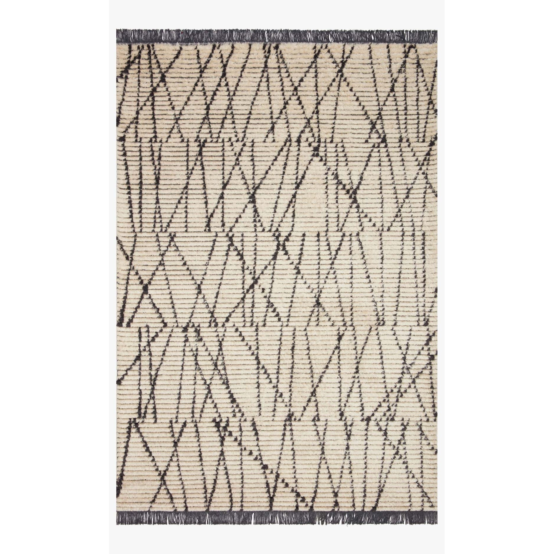 Chris Loves Julia Alice ALI-01 Cream/Charcoal Rug