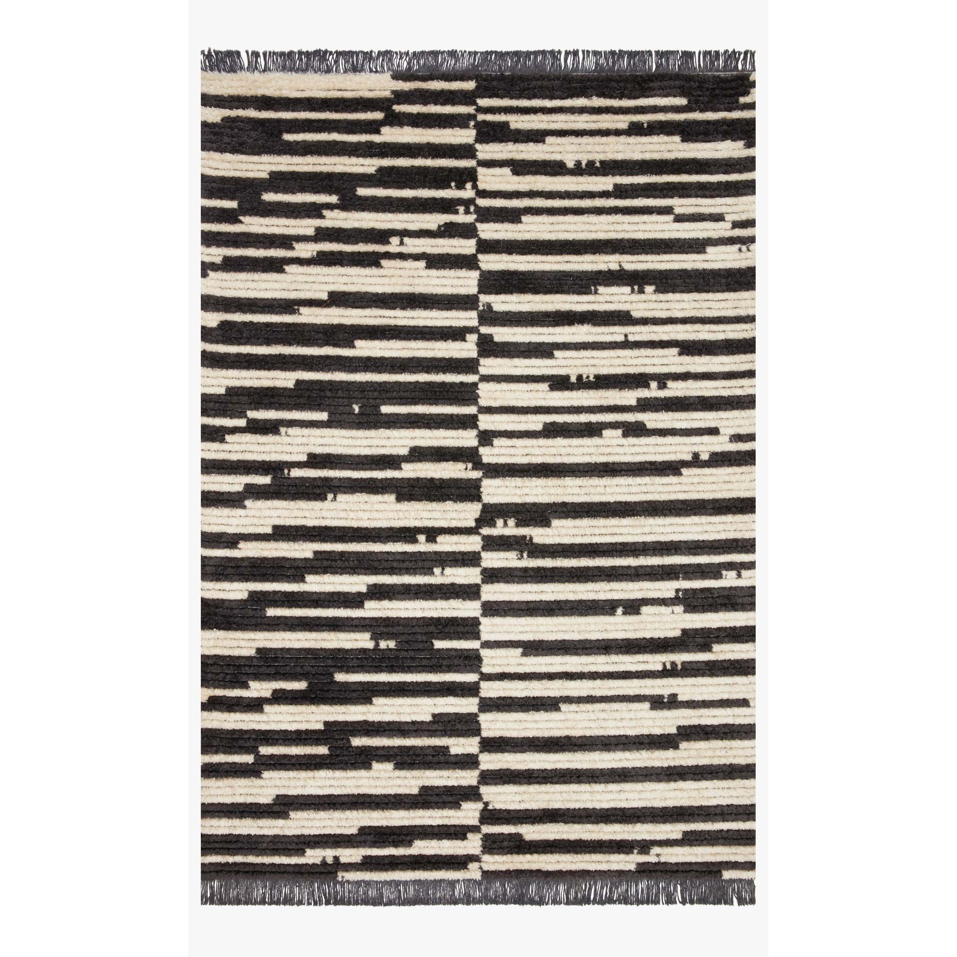 Chris Loves Julia Alice ALI-03 Cream/Charcoal Rug