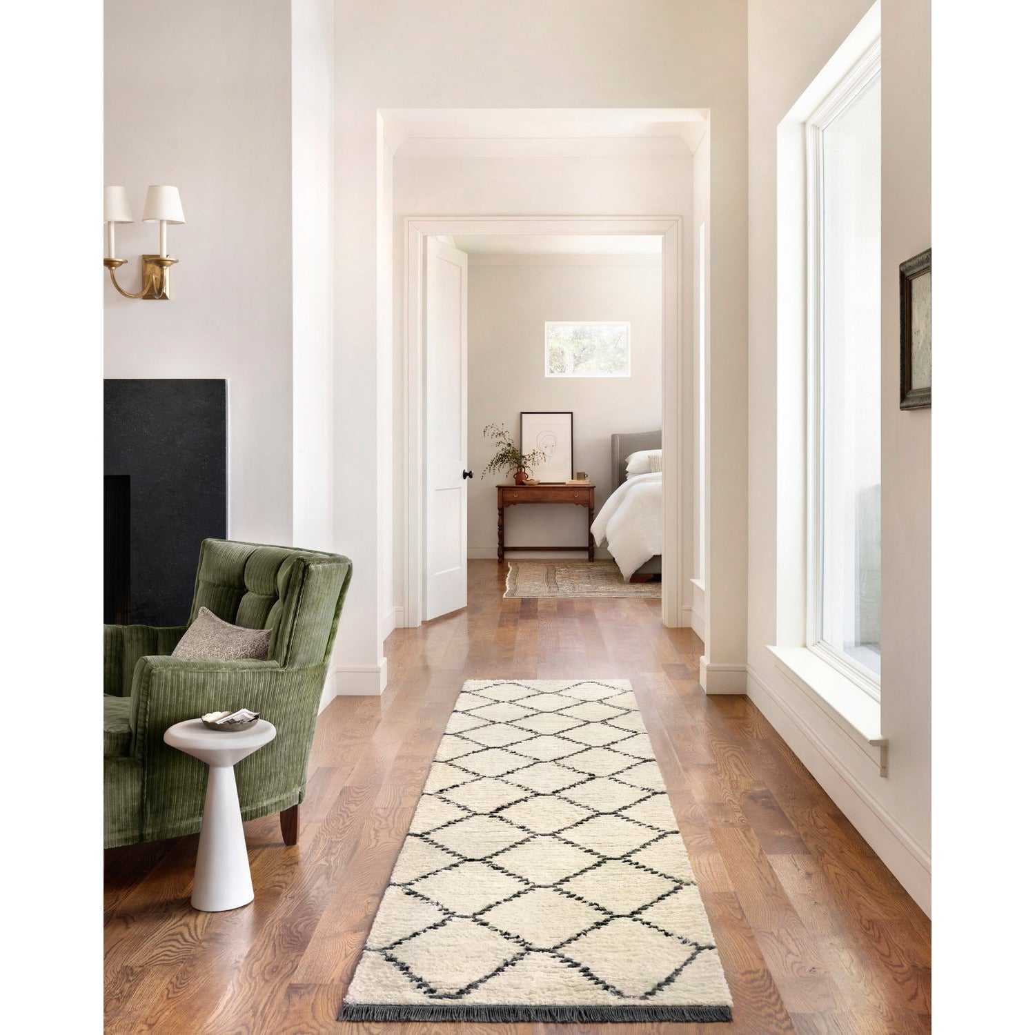 Chris Loves Julia Alice ALI-04 Cream/Charcoal Rug