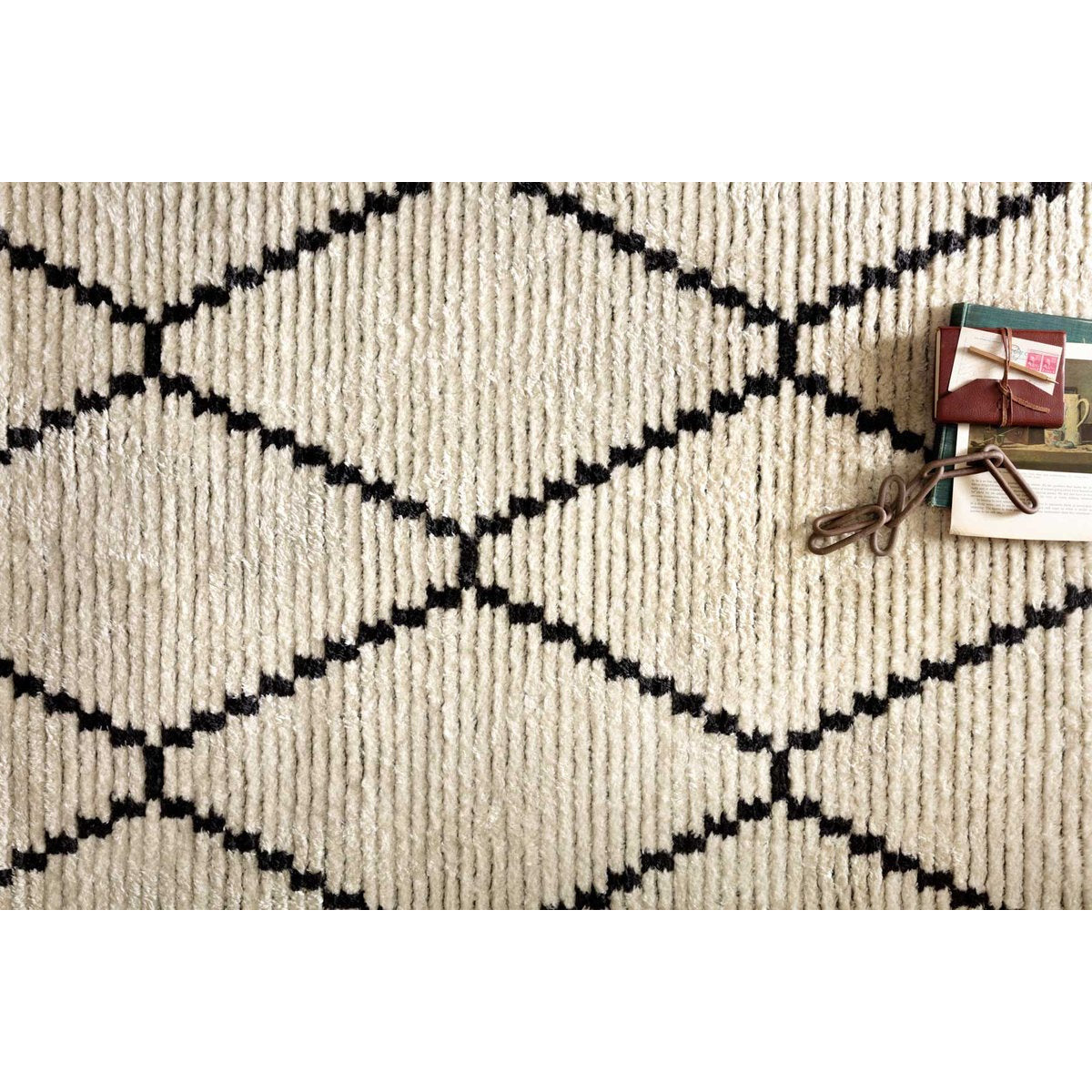 Chris Loves Julia Alice ALI-04 Cream/Charcoal Rug