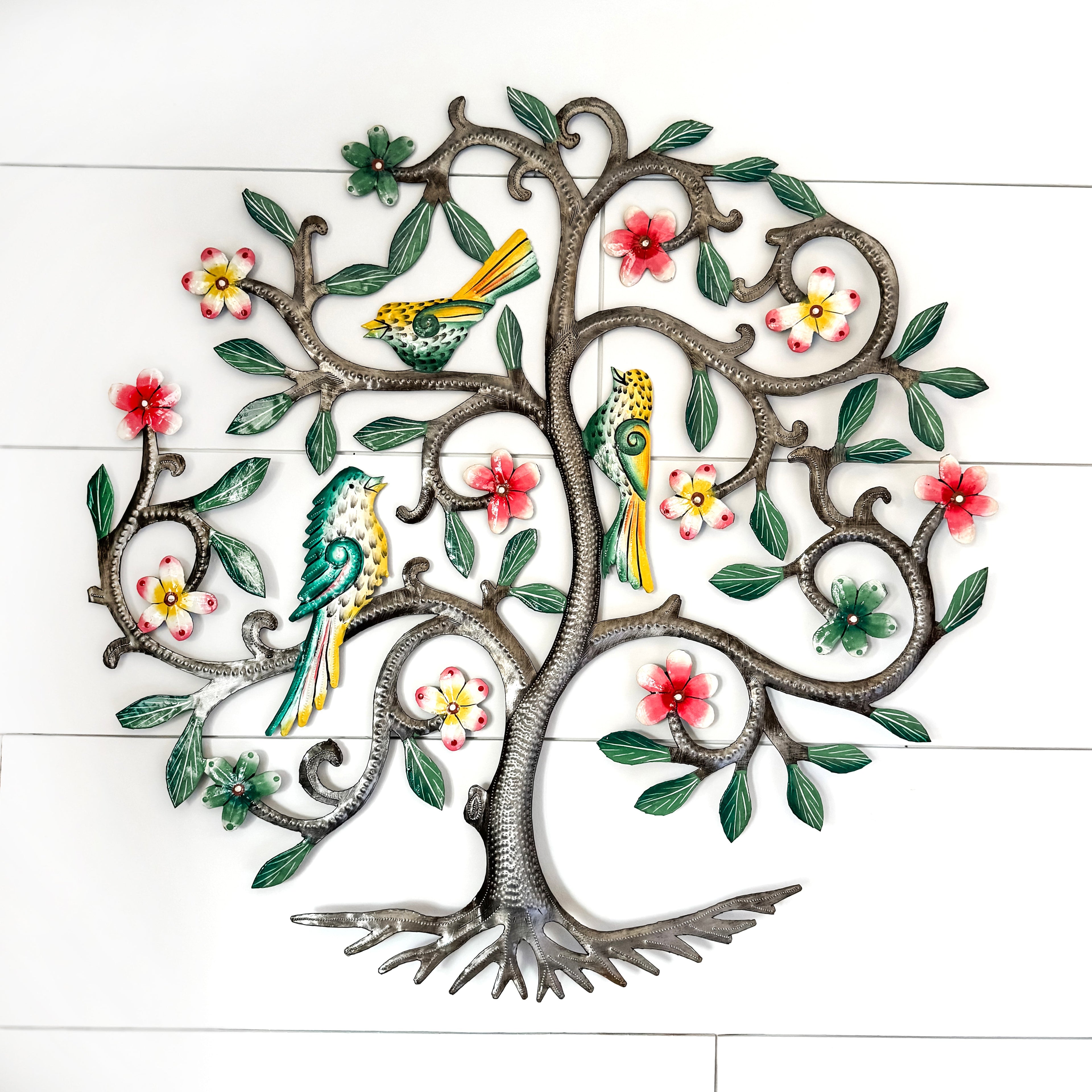 Cherry Blossom Oil Drum Art