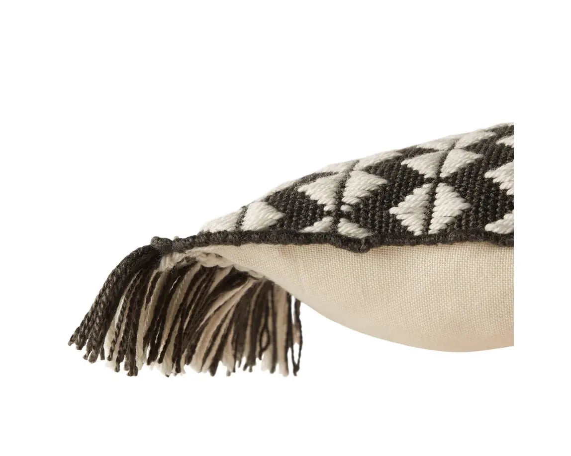 Chesa Perdita Indoor/Outdoor Pillow- Black