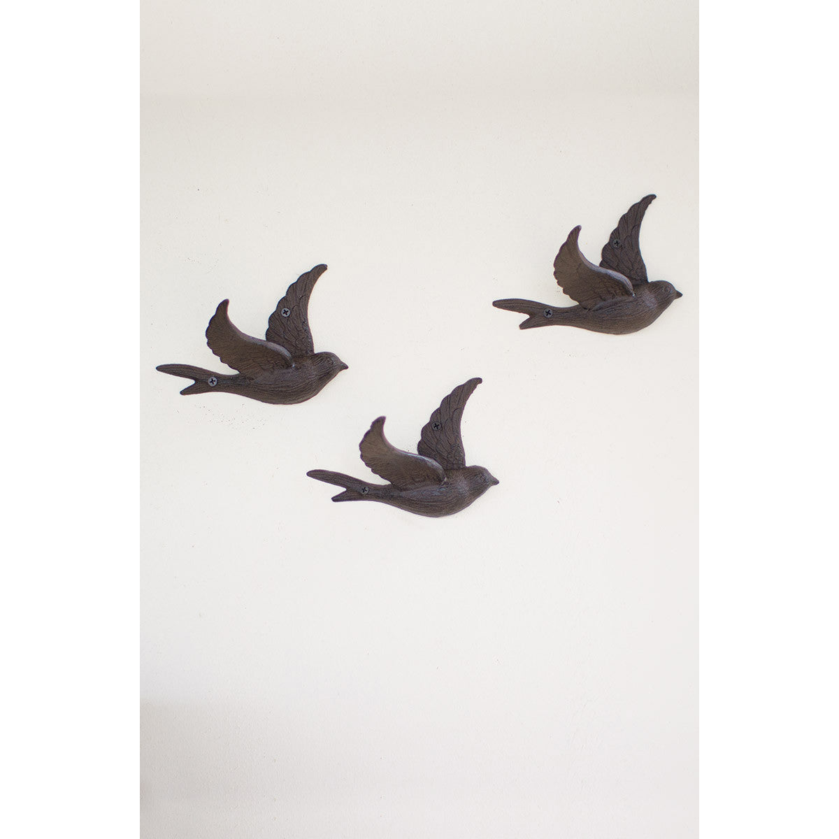 Cast Iron Flying Bird Wall Hook- Set of 4