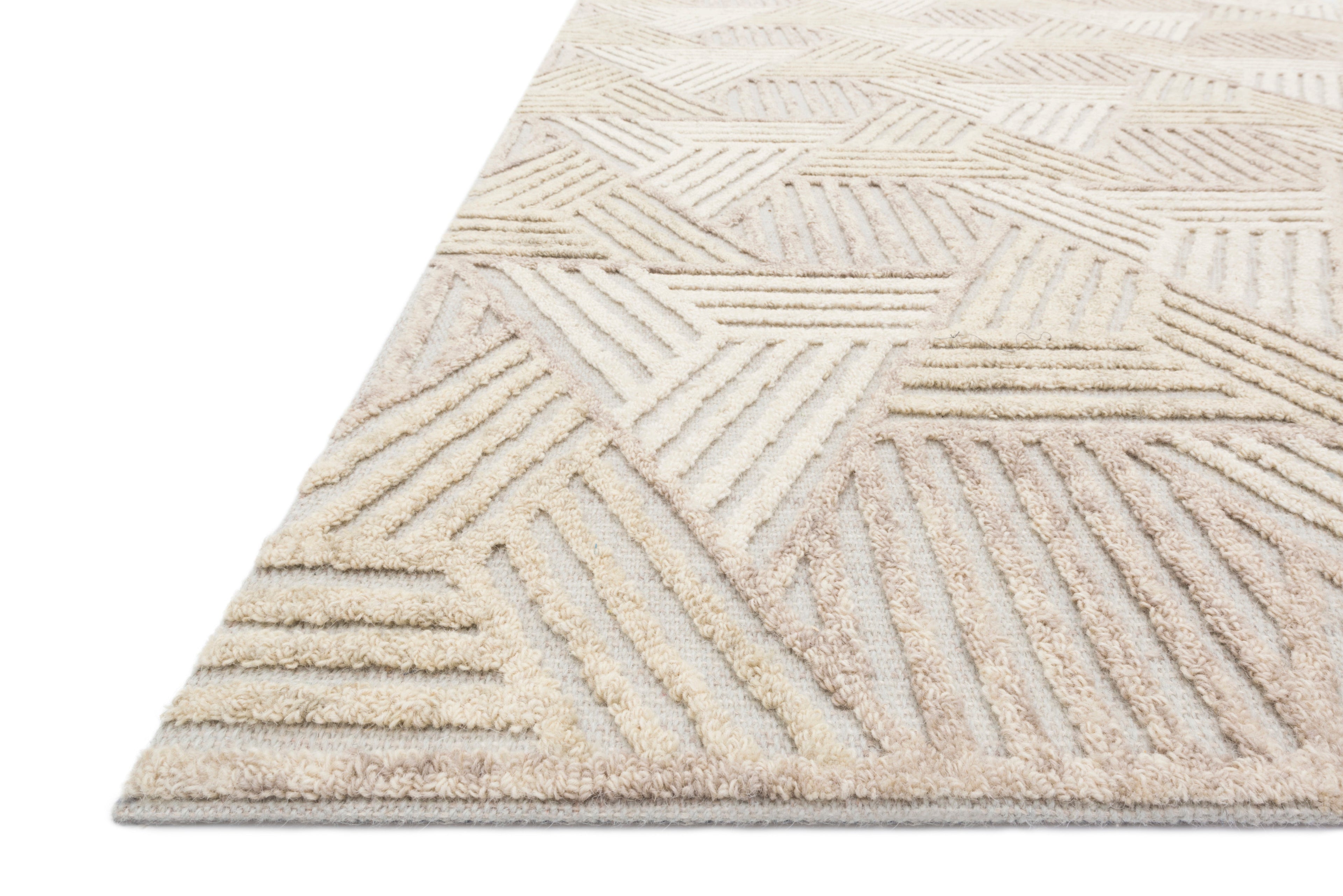 Ehren Rug- Oatmeal/Ivory