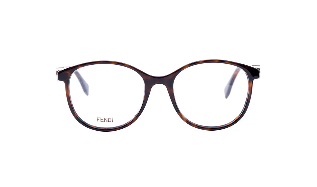 Frames Fendi FF0299 D Frame, Fendi, Frames, Havana, Medium, Plastic, Prescription, Womens