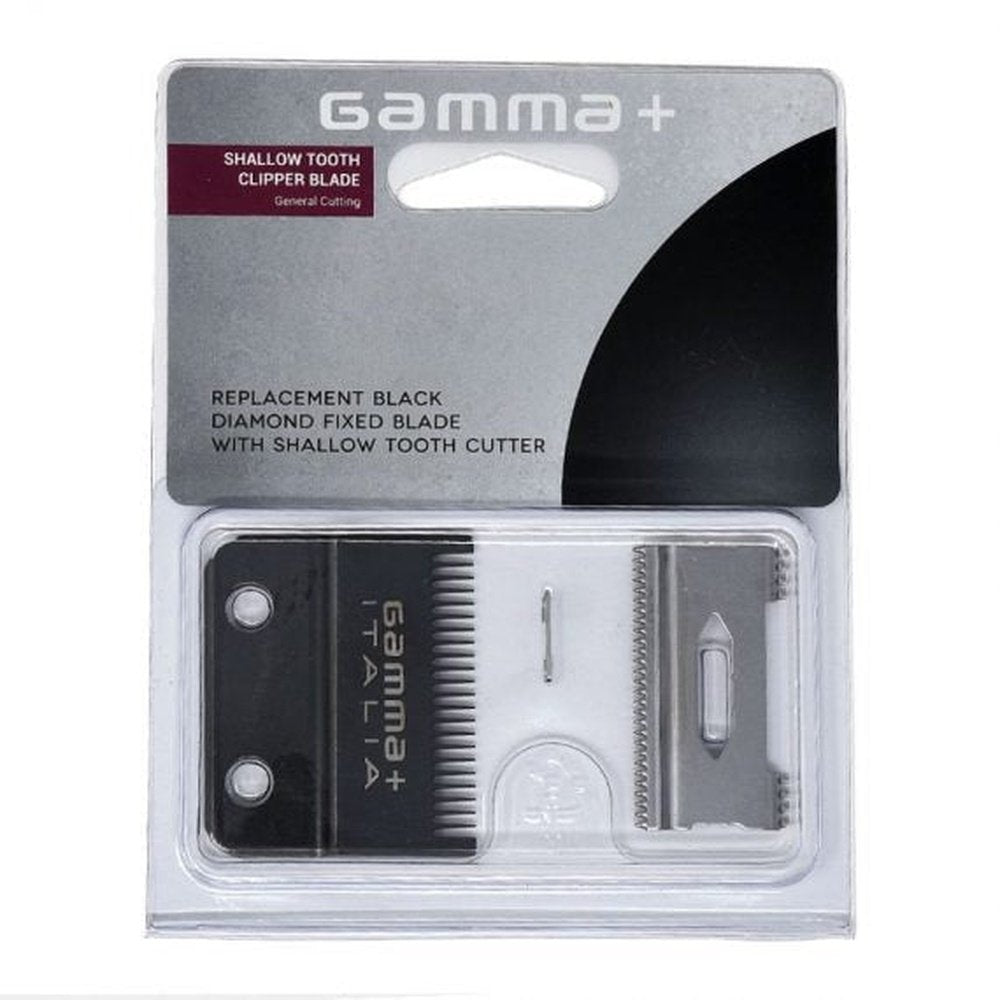 Gamma+ Double Diamond Clipper Blade w/ DLC Fade Blade & DLC Shallow Tooth Cutter(Ergo & Alpha)