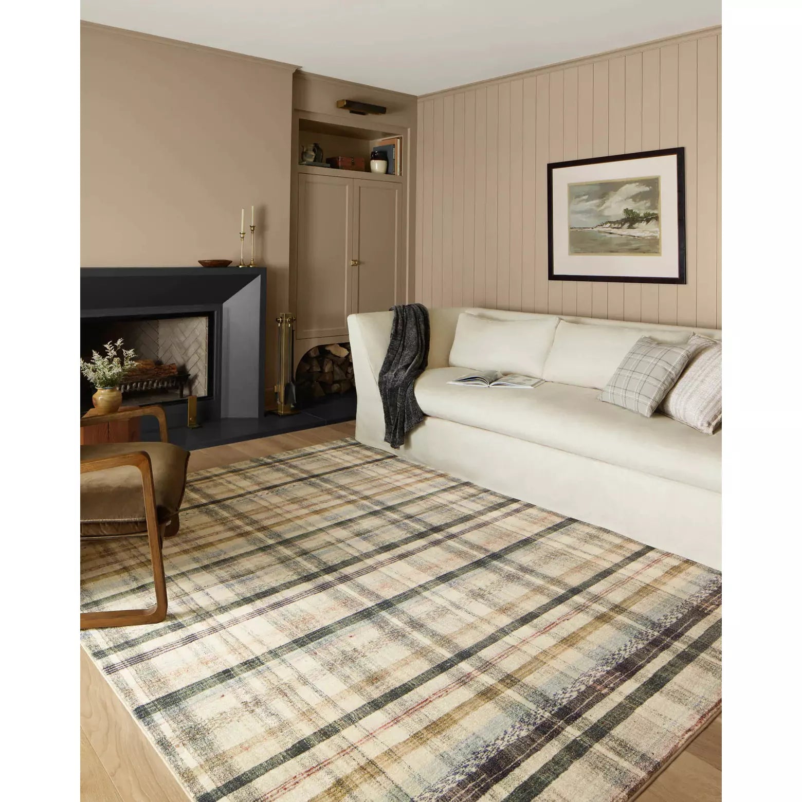 Chris Loves Julia Humphrey 02  Ivory/Multi Rug