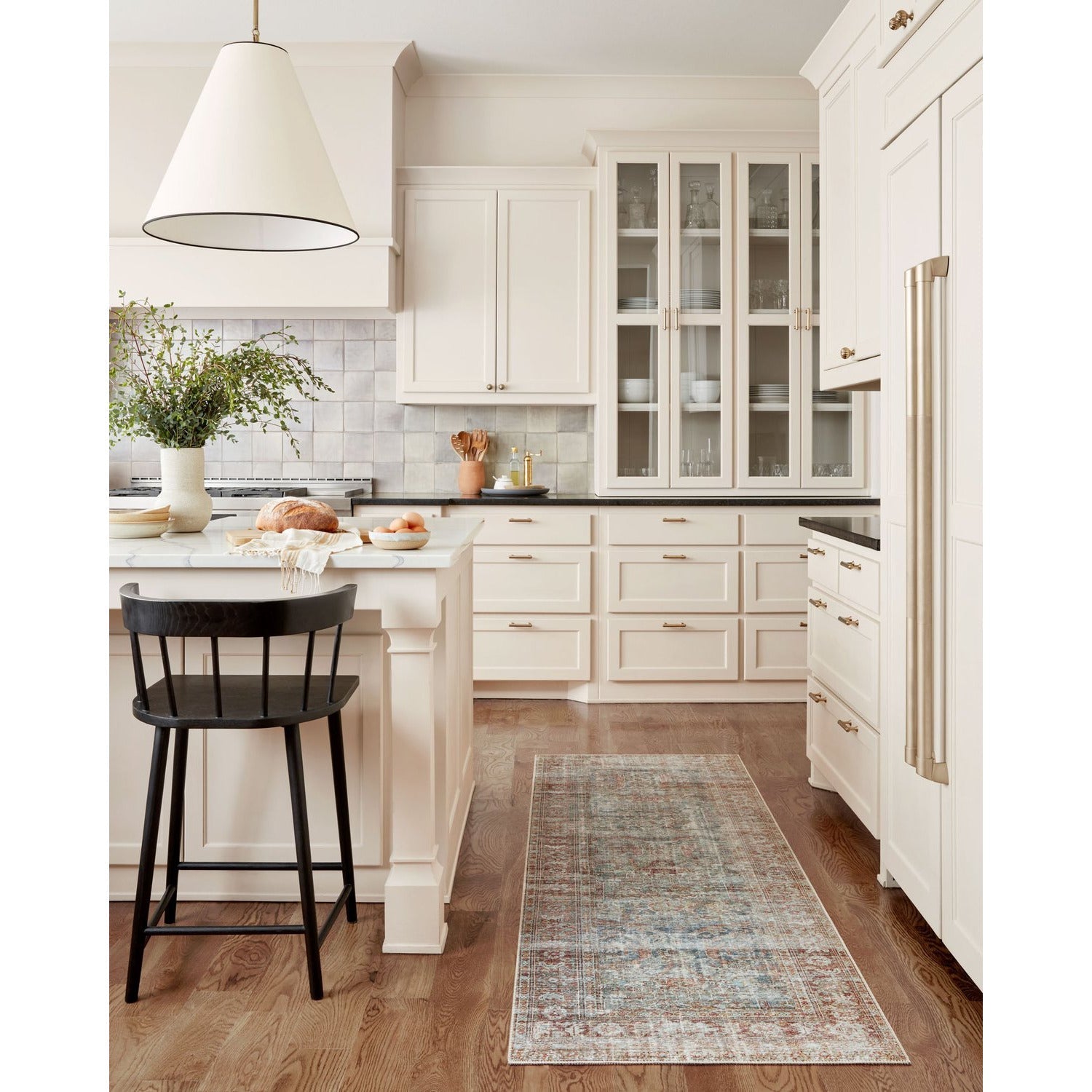 Chris Loves Julia Jules Lagoon/Brick Rug