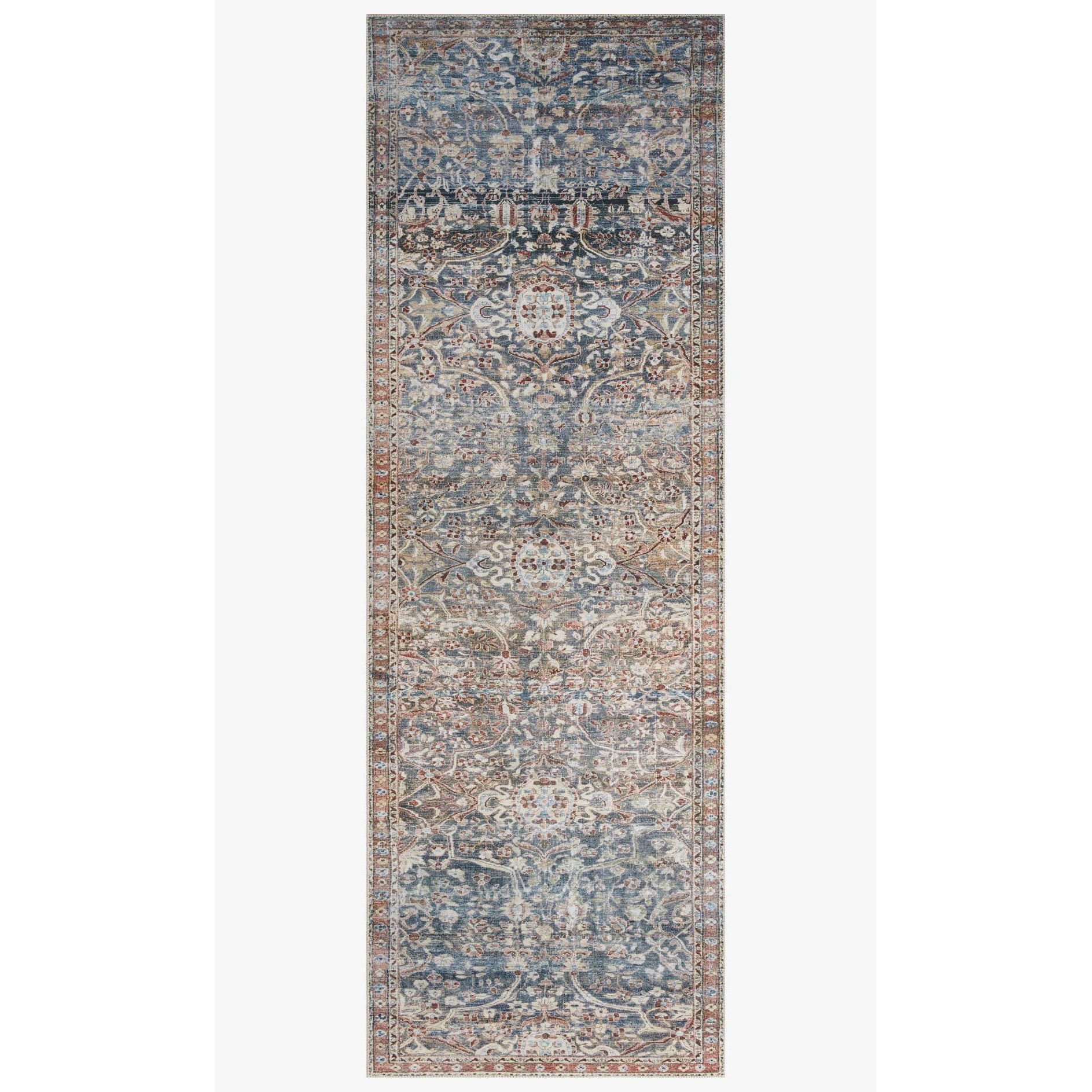 Chris Loves Julia Jules Denim/Spice  Rug