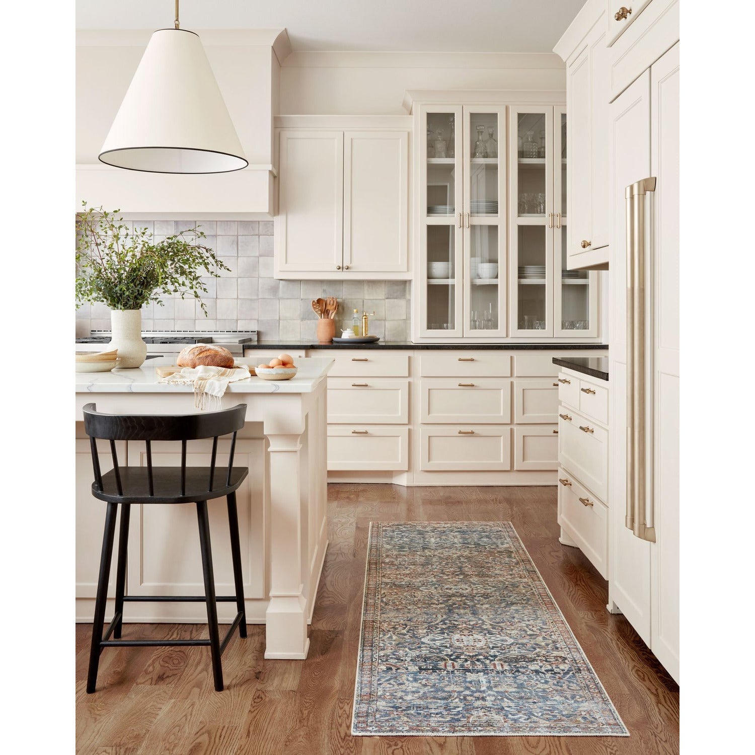 Chris Loves Julia Jules Denim/Spice  Rug