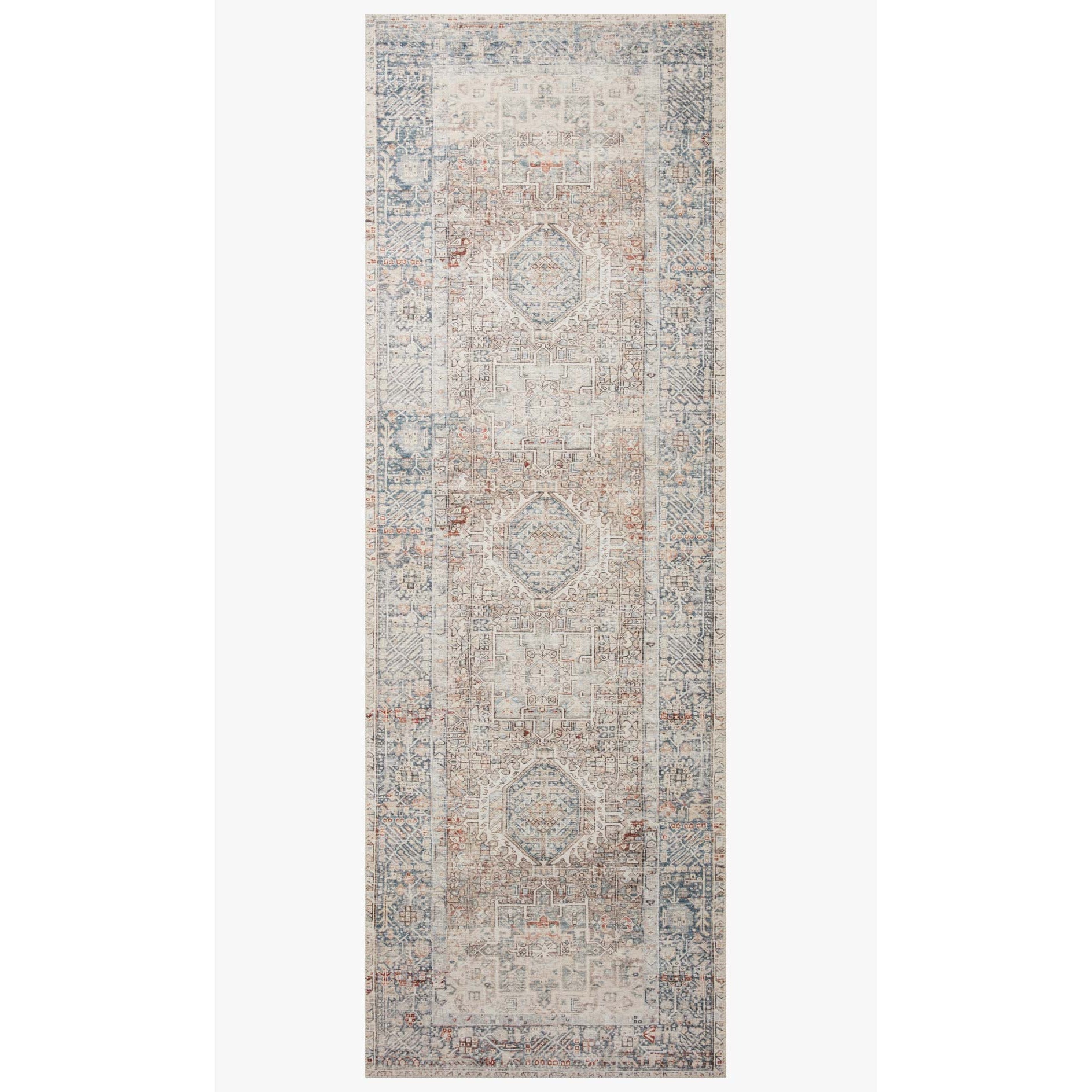 Chris Loves Julia Jules Natural/Ocean Rug