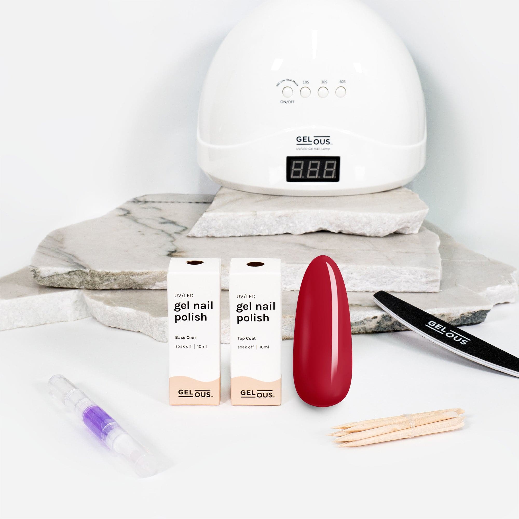 Gelous gel nail polish A Dozen Roses Essentials Pack- photographed in New Zealand