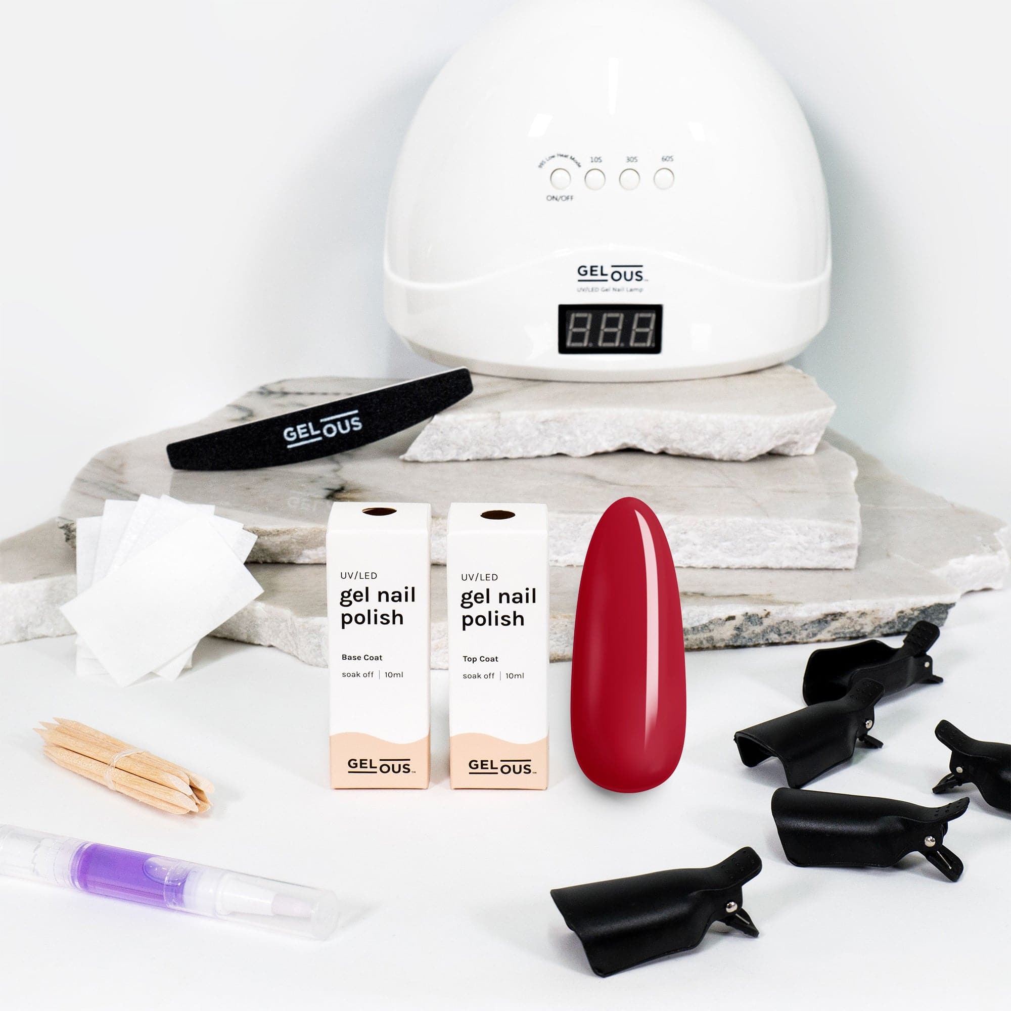 Gelous gel nail polish A Dozen Roses Starter Pack- photographed in New Zealand