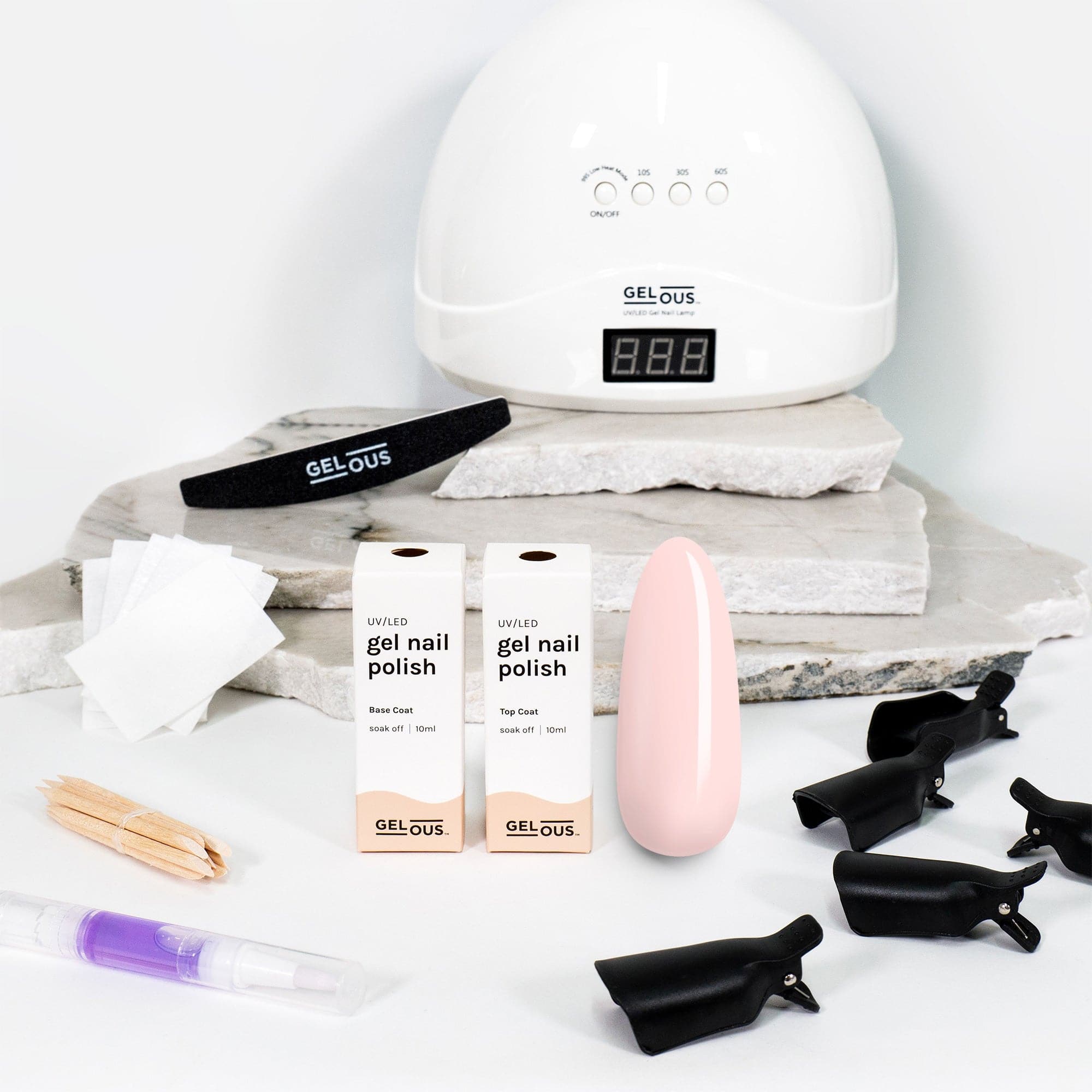 Gelous gel nail polish A Little Bit Nude Starter Pack - photographed in New Zealand