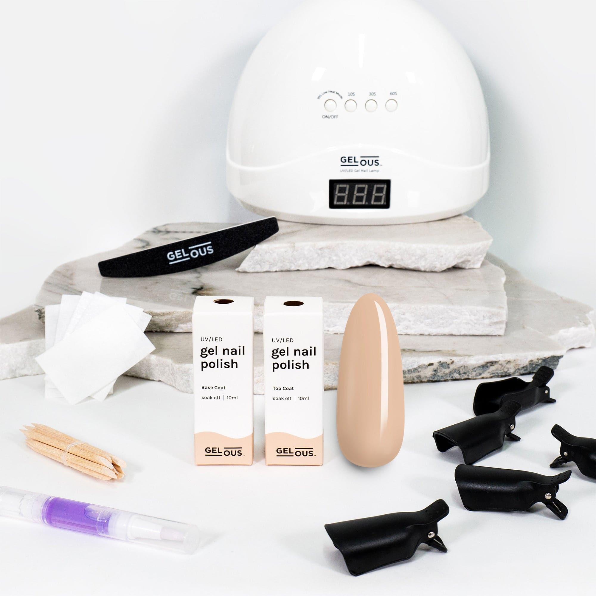 Gelous gel nail polish Au Naturel Starter Pack - photographed in New Zealand