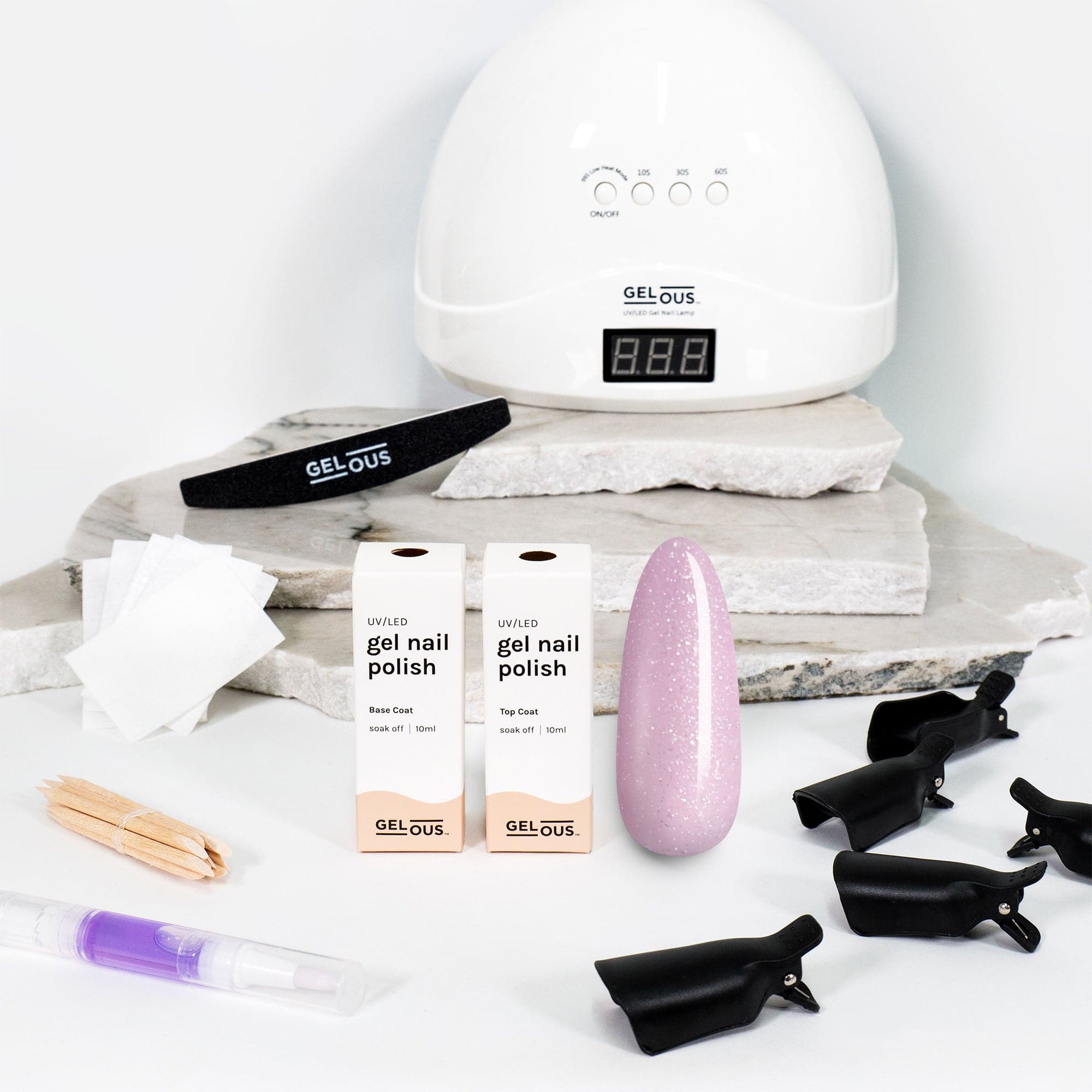 Gelous gel nail polish Baby Cakes Starter Pack - photographed in New Zealand