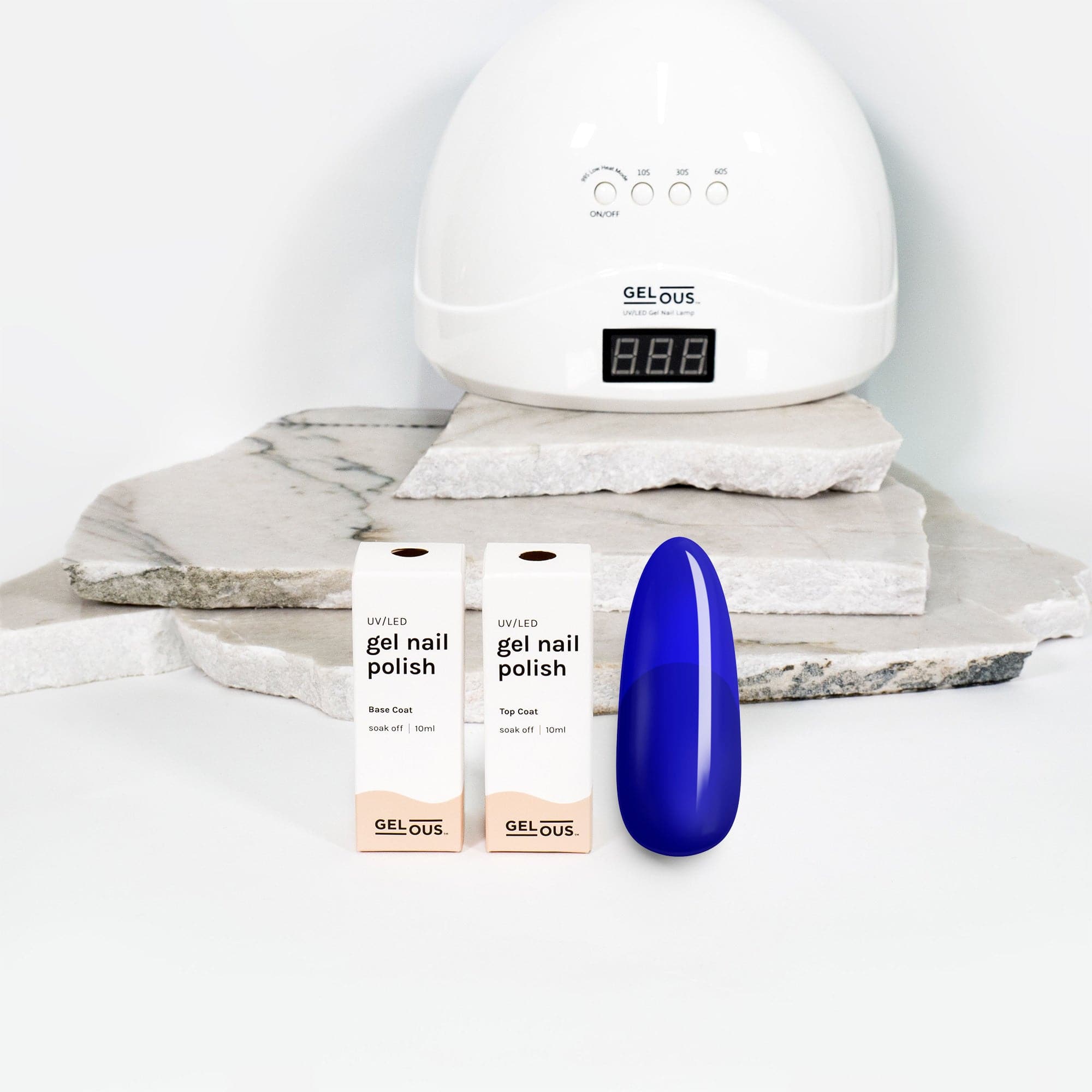Gelous gel nail polish Cobalt Basic Pack - photographed in New Zealand