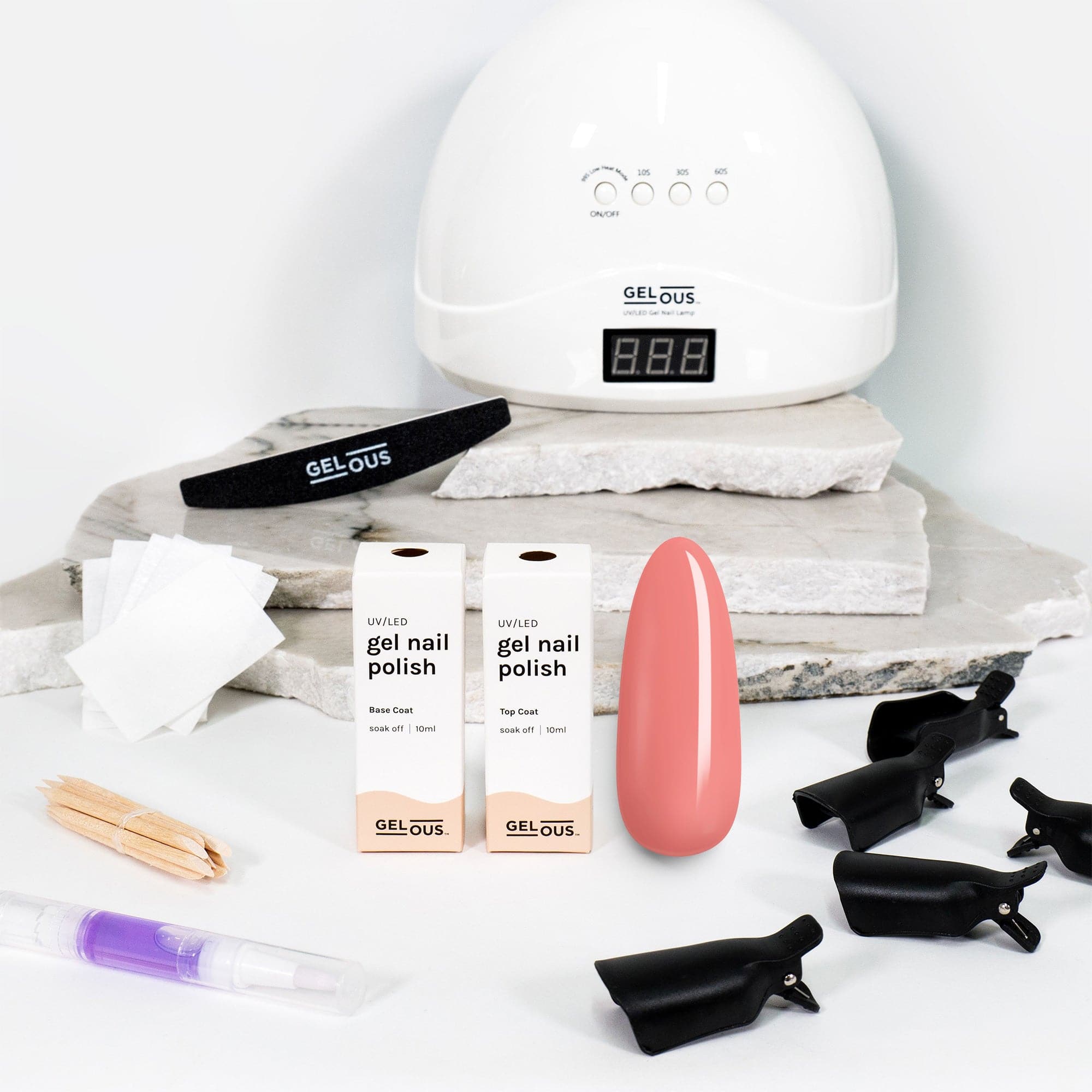 Gelous gel nail polish Coral's Reef Starter Pack - photographed in New Zealand