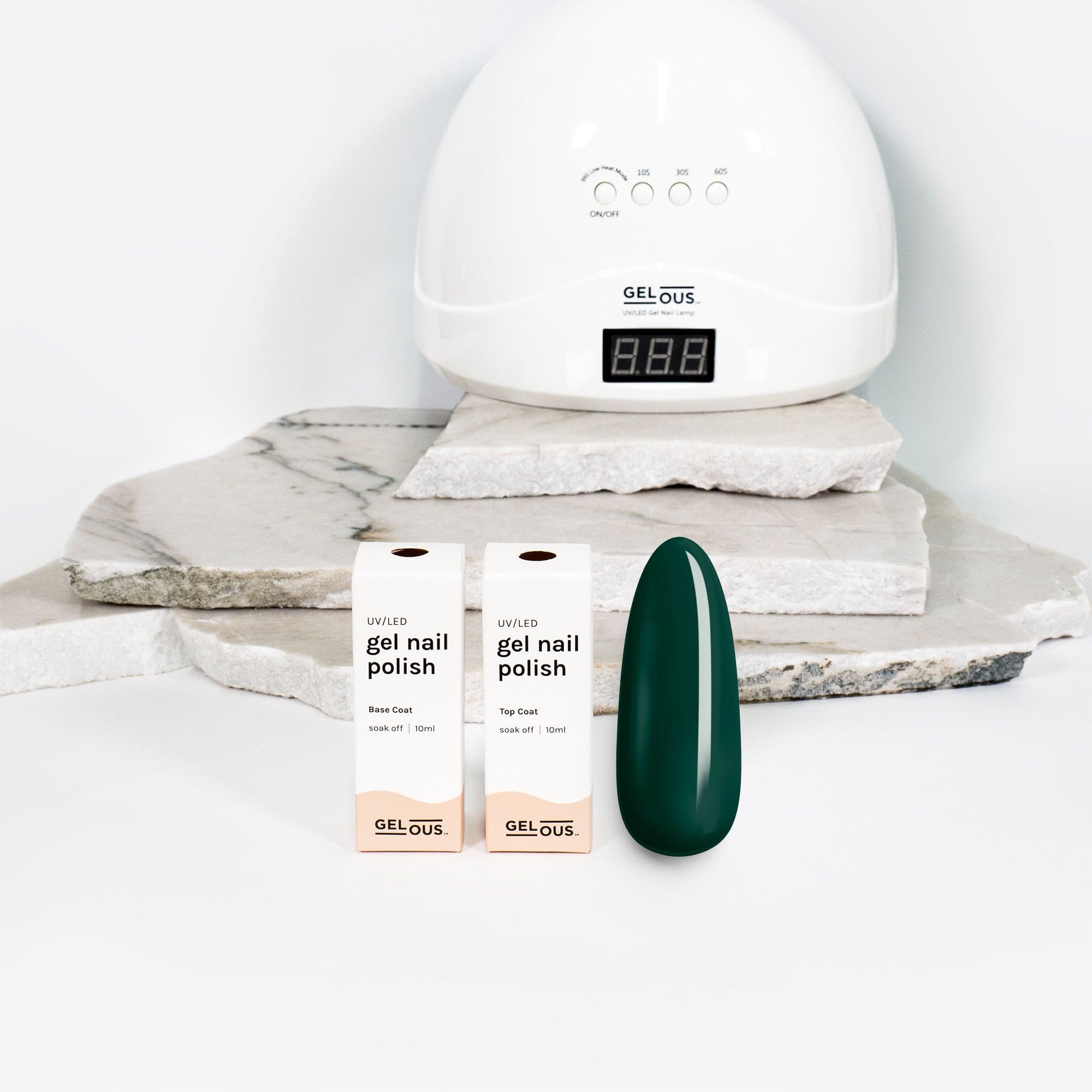 Gelous gel nail polish Darkest Forest Basic Pack - photographed in New Zealand