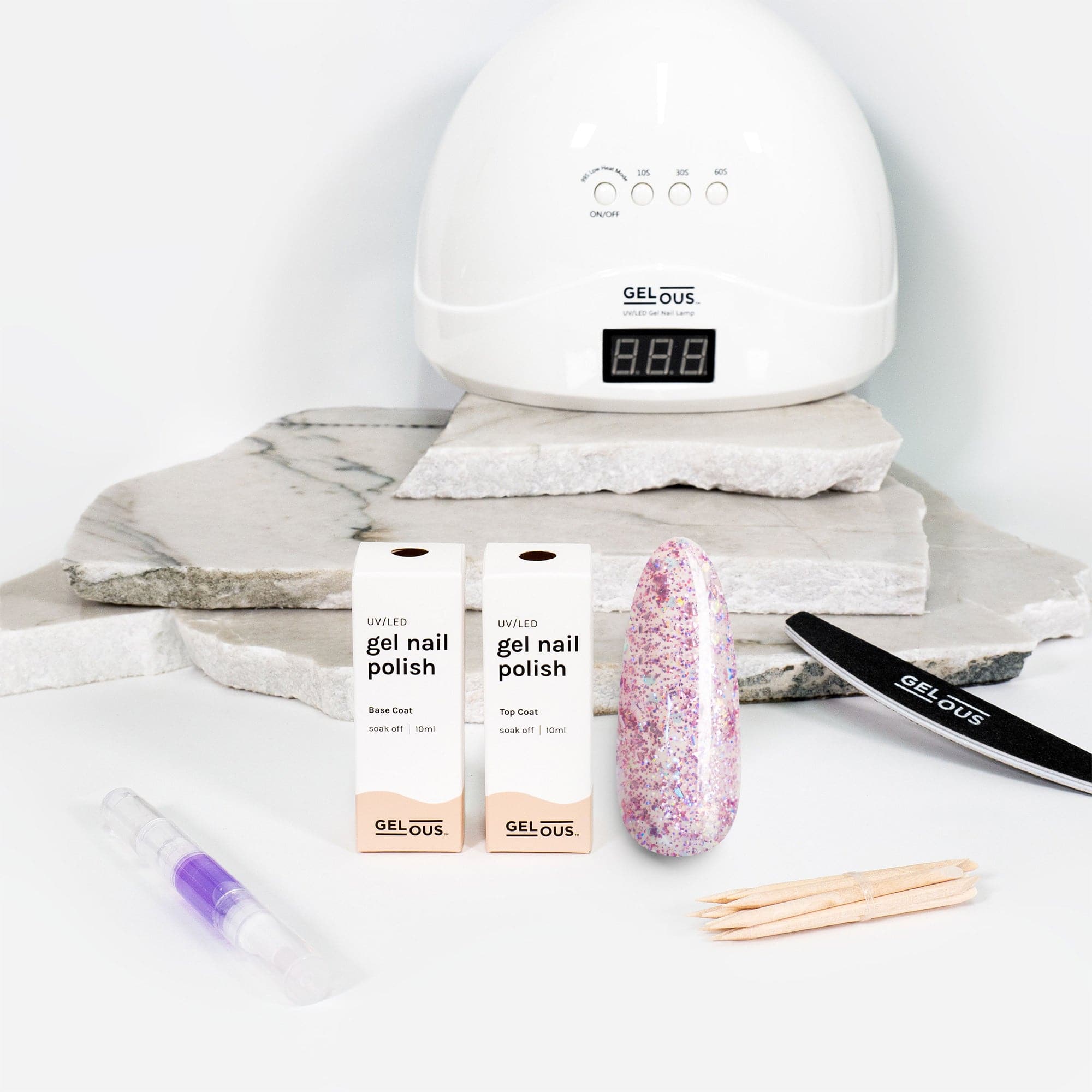 Gelous gel nail polish Far Far Away Essentials Pack - photographed in New Zealand