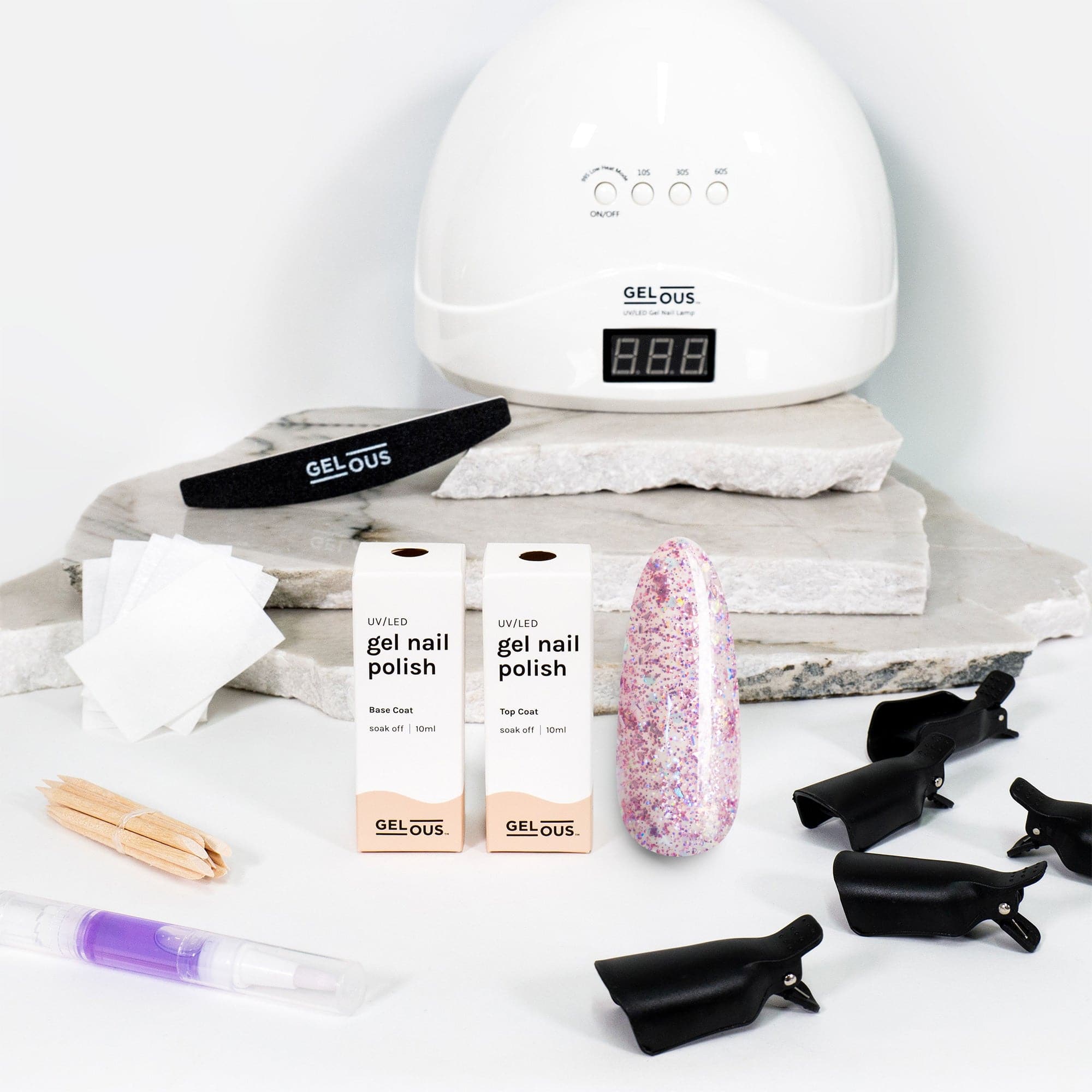 Gelous gel nail polish Far Far Away Starter Pack - photographed in New Zealand