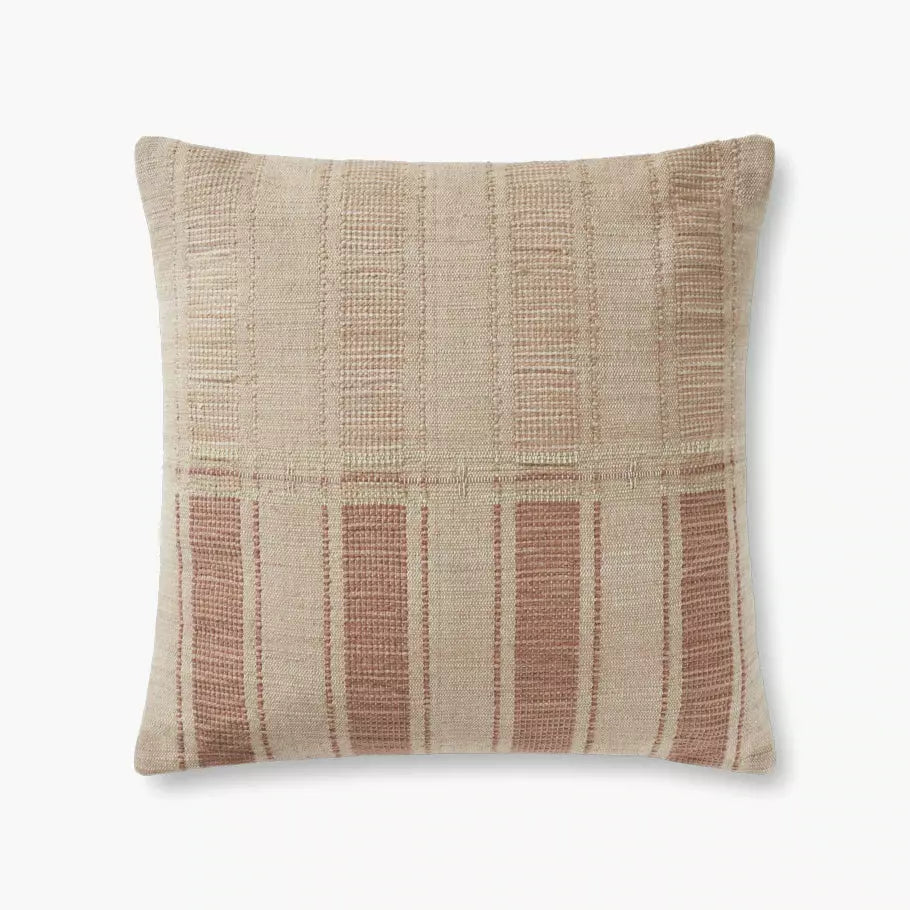 Amber Lewis Marin Pal0002 Natural / Rust Pillow