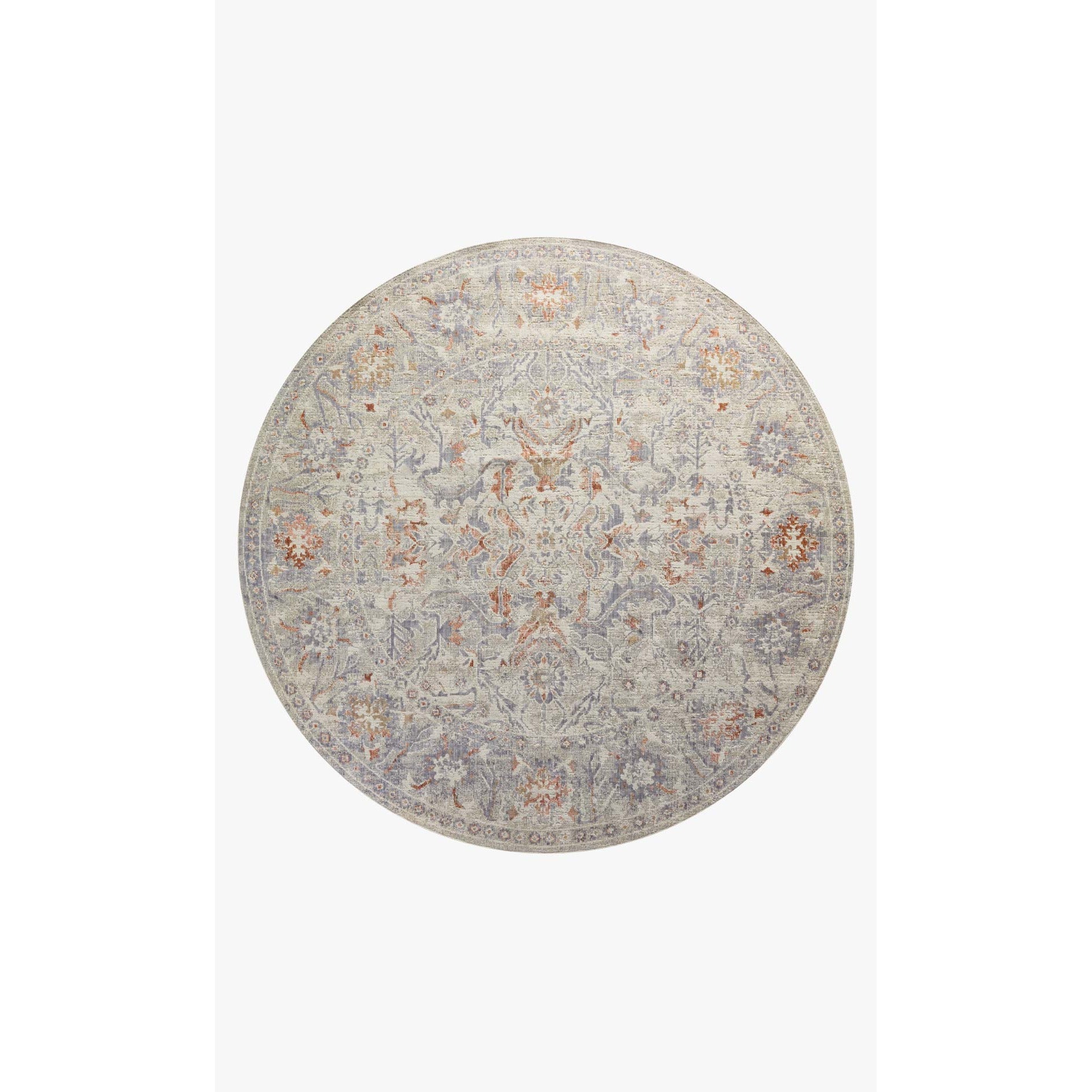 Chris Loves Julia Rosemarie Oatmeal/Lavender Rug