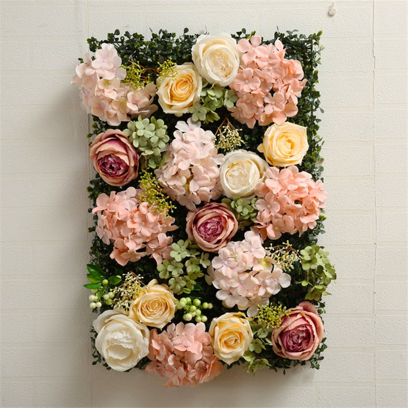3D Artificial Flower Wall