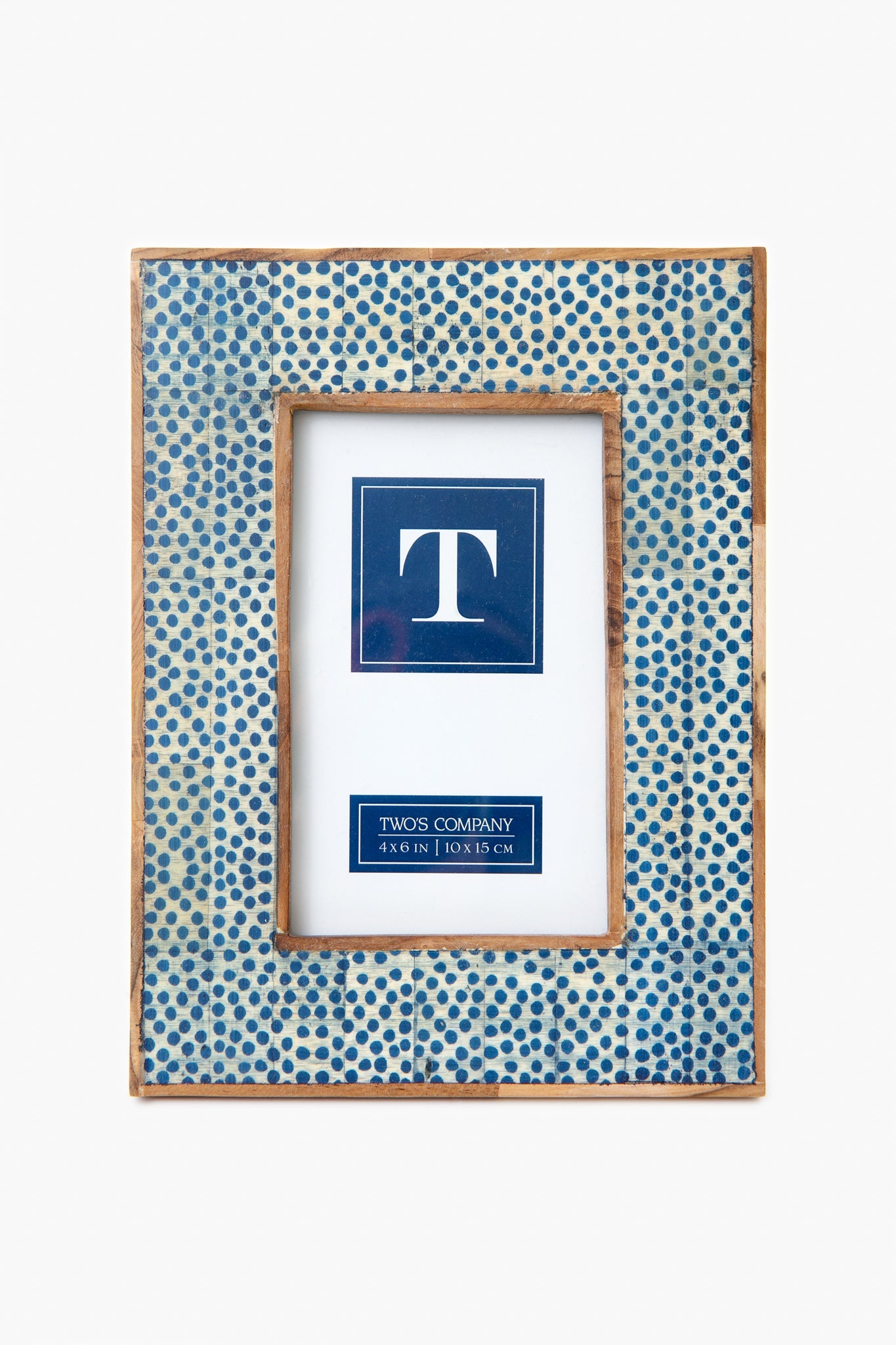 Dotted Shibori 4x6 Picture Frame