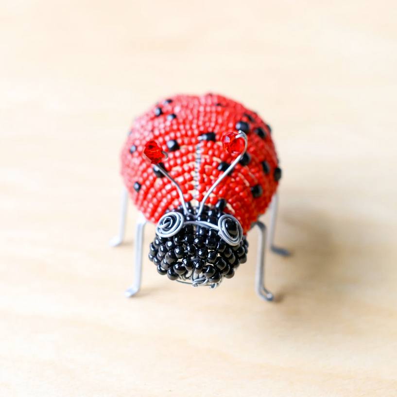 Beaded Ladybug