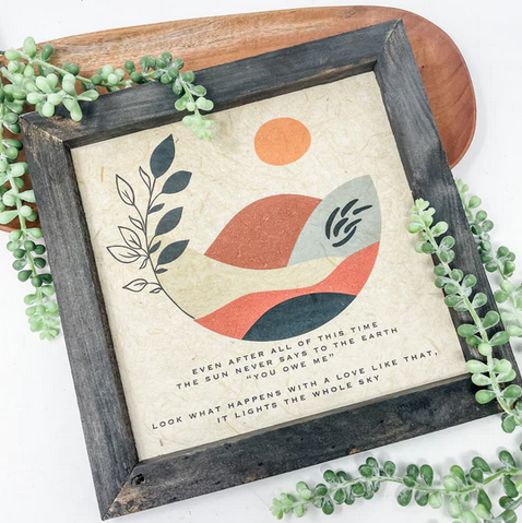 A Love Like That Banana Leaf Art