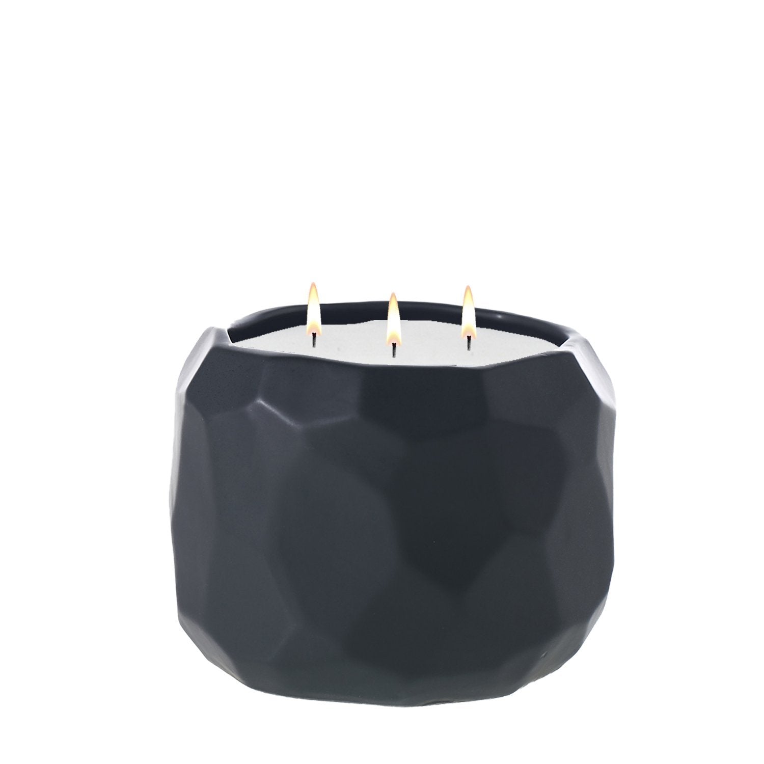 Black Discover Pot Ceramic Candle