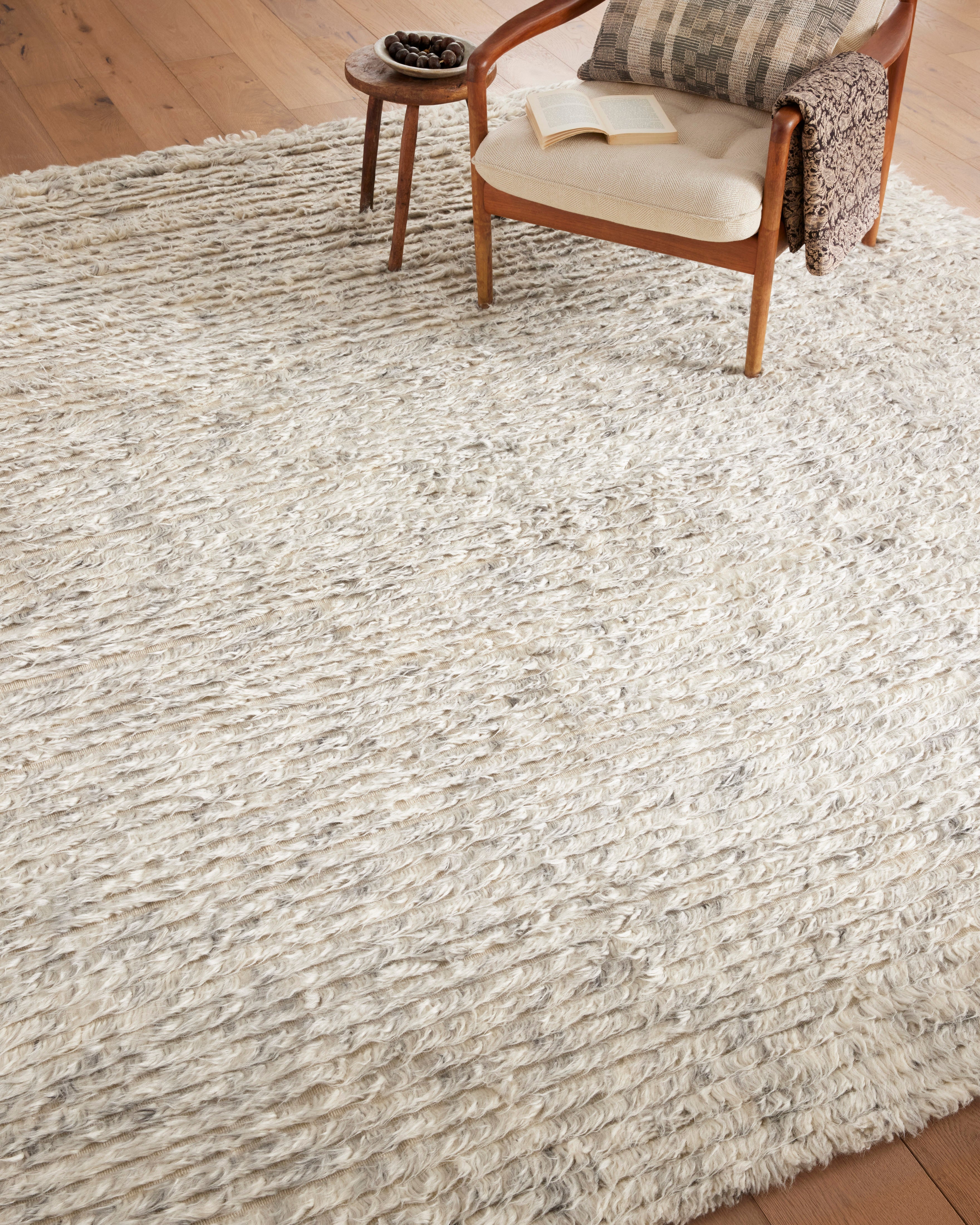 Amber Lewis Woodland 01 Silver Rug