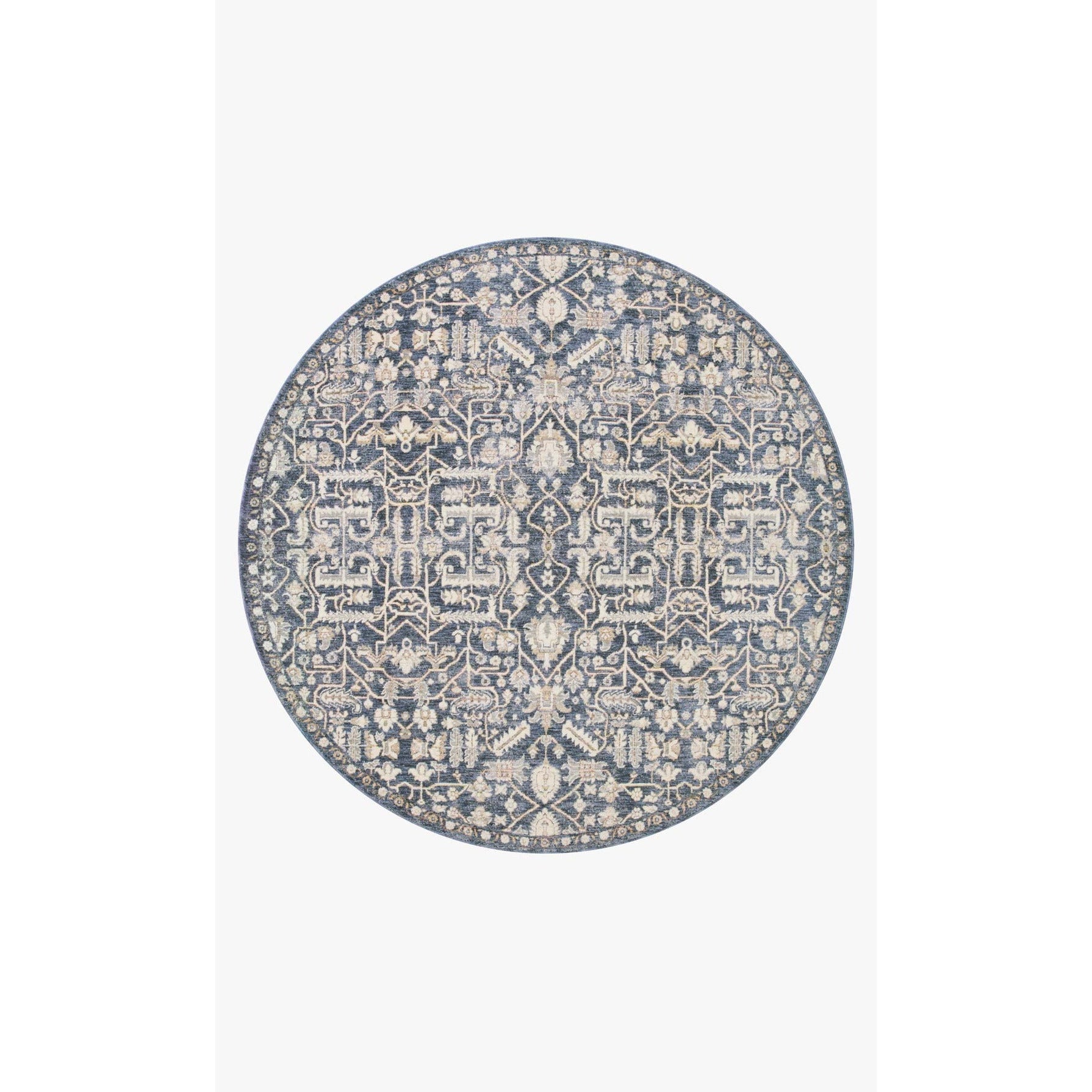 Amber Lewis Zuma Blue/Ivory Rug