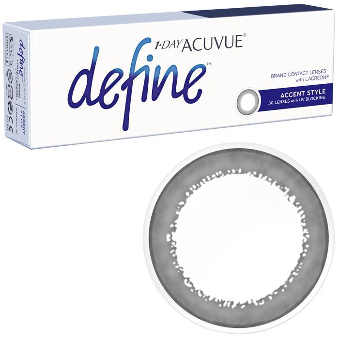 Acuvue Define Accent Style 1 Day Contact Lenses 30 Pack