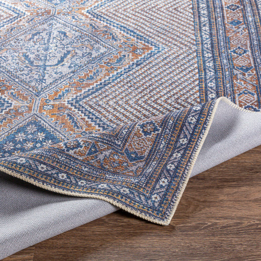 Amelie Rug - AML2323 - Navy/Wheat