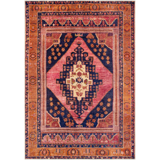 Amelie Rug - AML2347 - Rose/Blue