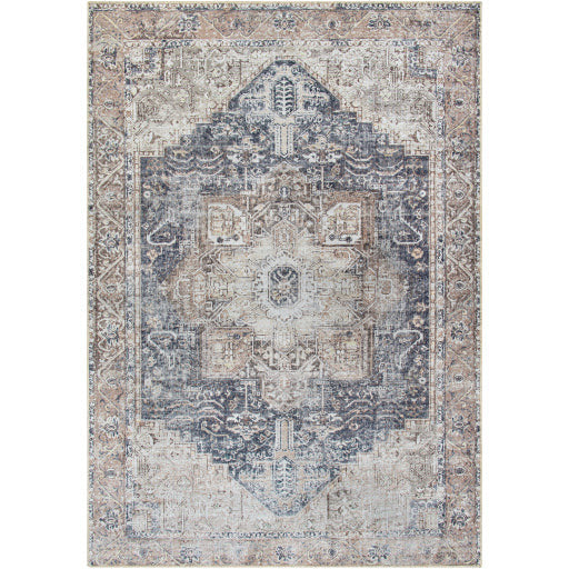 Amelie Rug - AML2360 - Blue/Brown