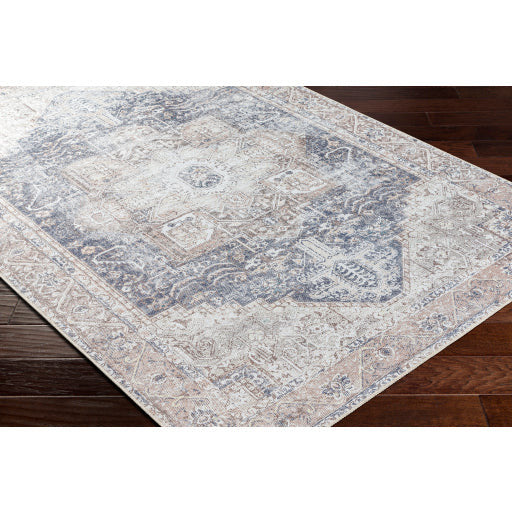 Amelie Rug - AML2360 - Blue/Brown