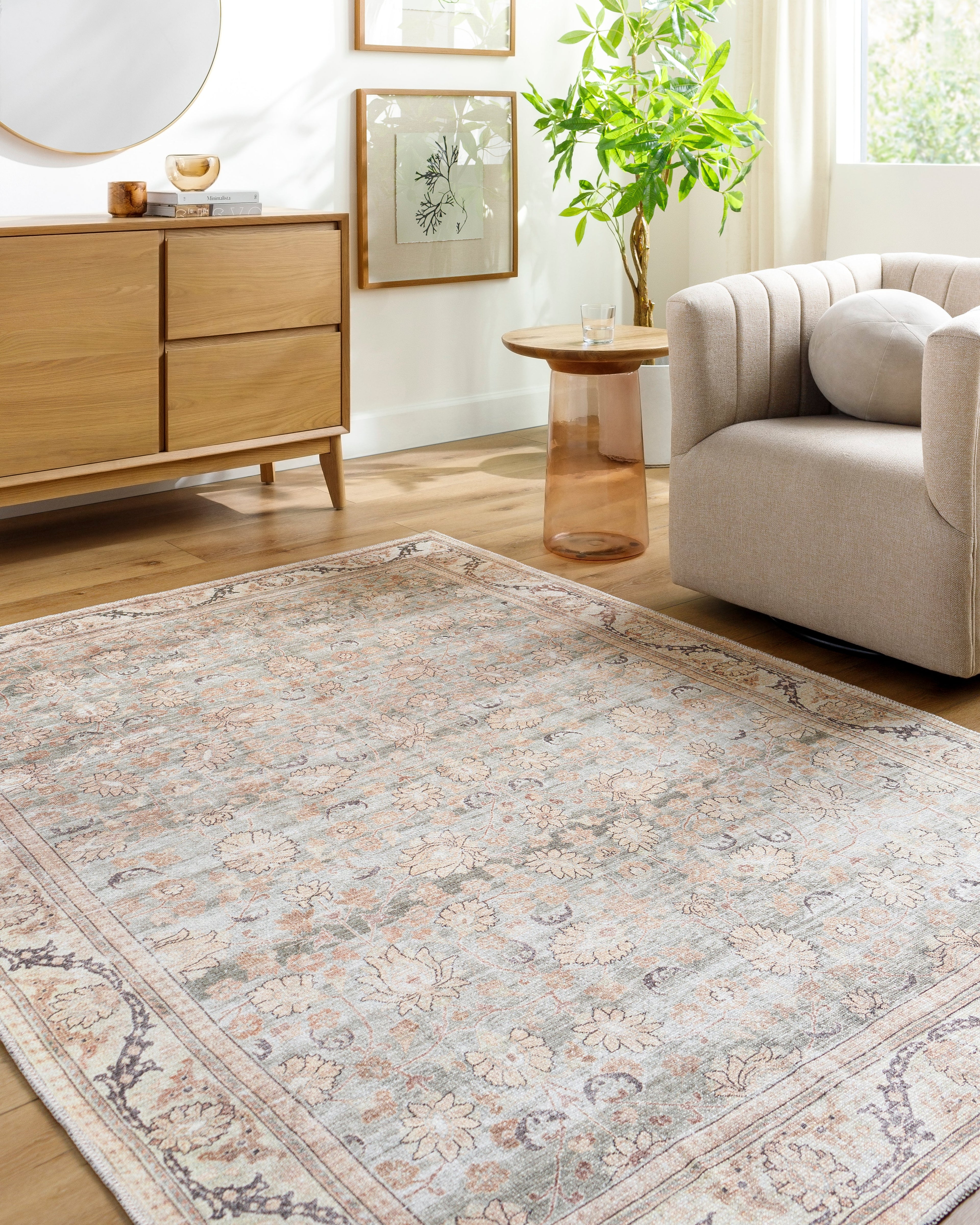 Amelie Rug - AML2398 - Beige, Black