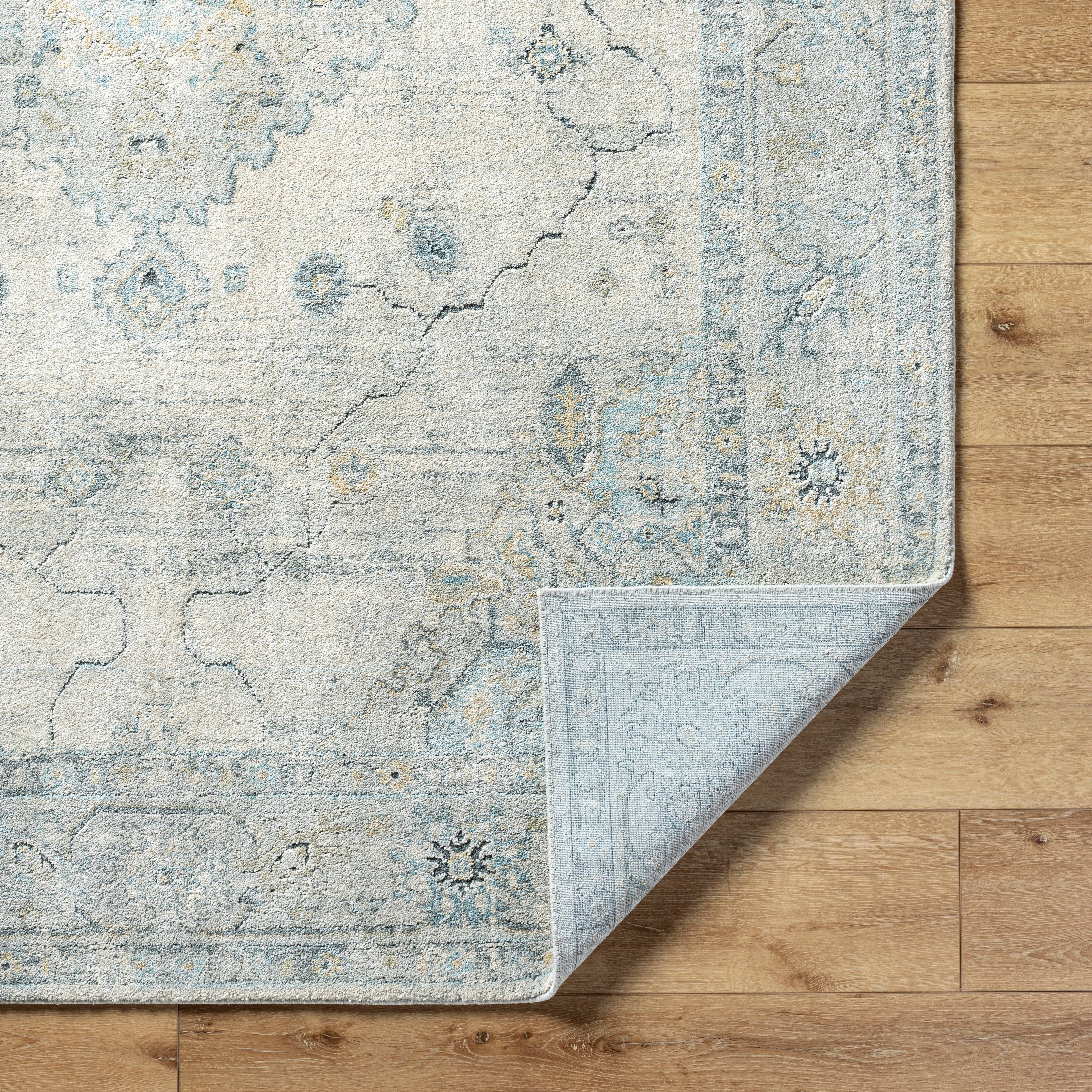 Avellino AVL-2314 Rug-  Beige, Blue, Gray