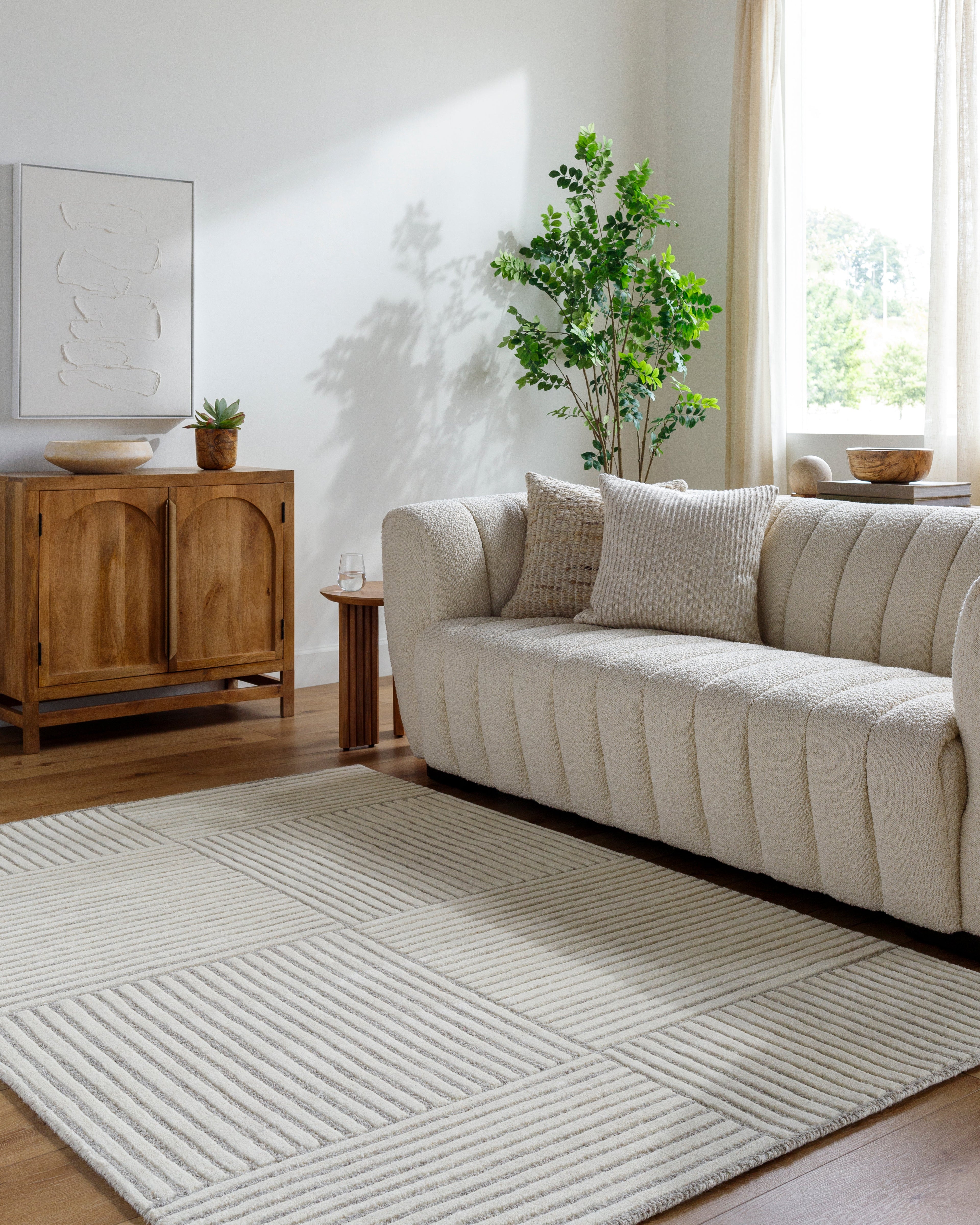 Brook BKO-2321 Rug- Gray, Cream